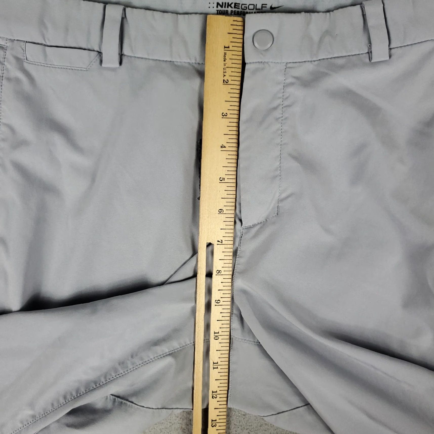 Nike Nike Pants Mens Size 34x31 Gray Dri Fit Golf Flat Front Chino Trousers Size US 34 / EU 50 - 4 Thumbnail
