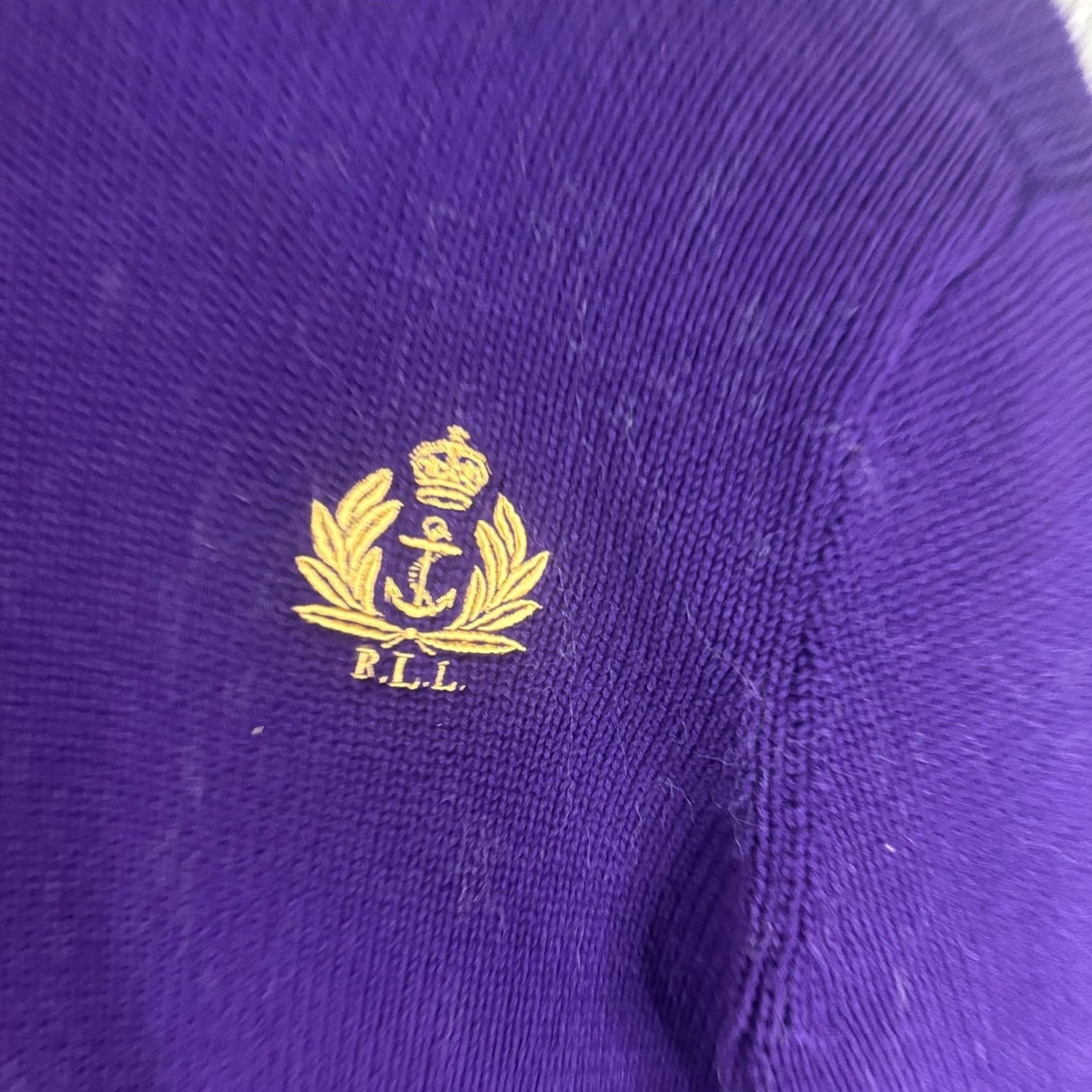 Logo 7 Ralph Lauren Sweater Womens M Purple Logo Turtleneck Knit Pullover Size M / US 6-8 / IT 42-44 - 6 Thumbnail