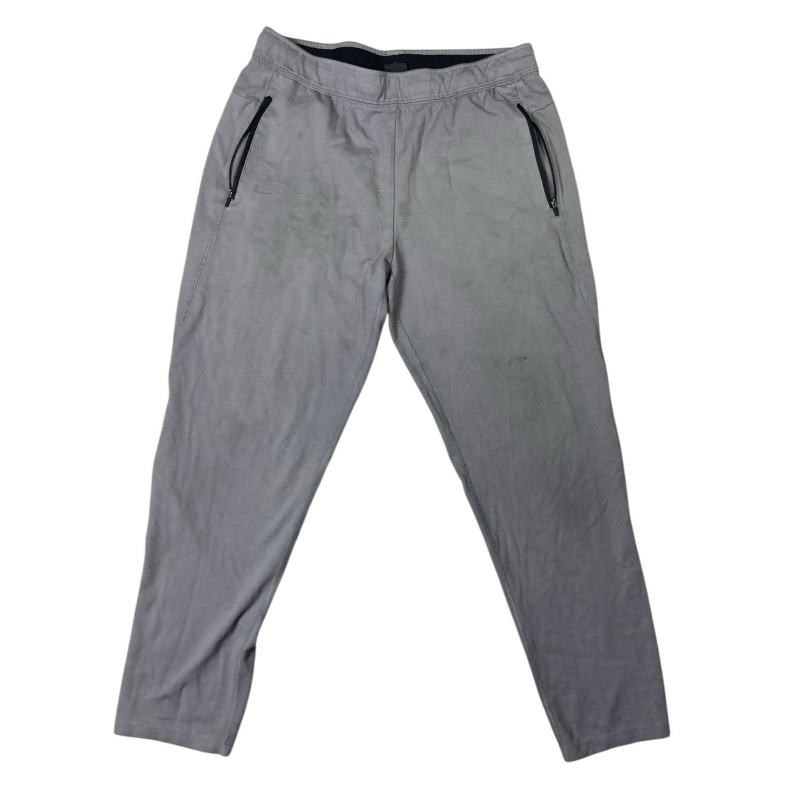 Athletic Works Men's Gray Jogger Pants Size L Athletic Fit Lightweight Size US 32 / EU 48 - 1 Thumbnail