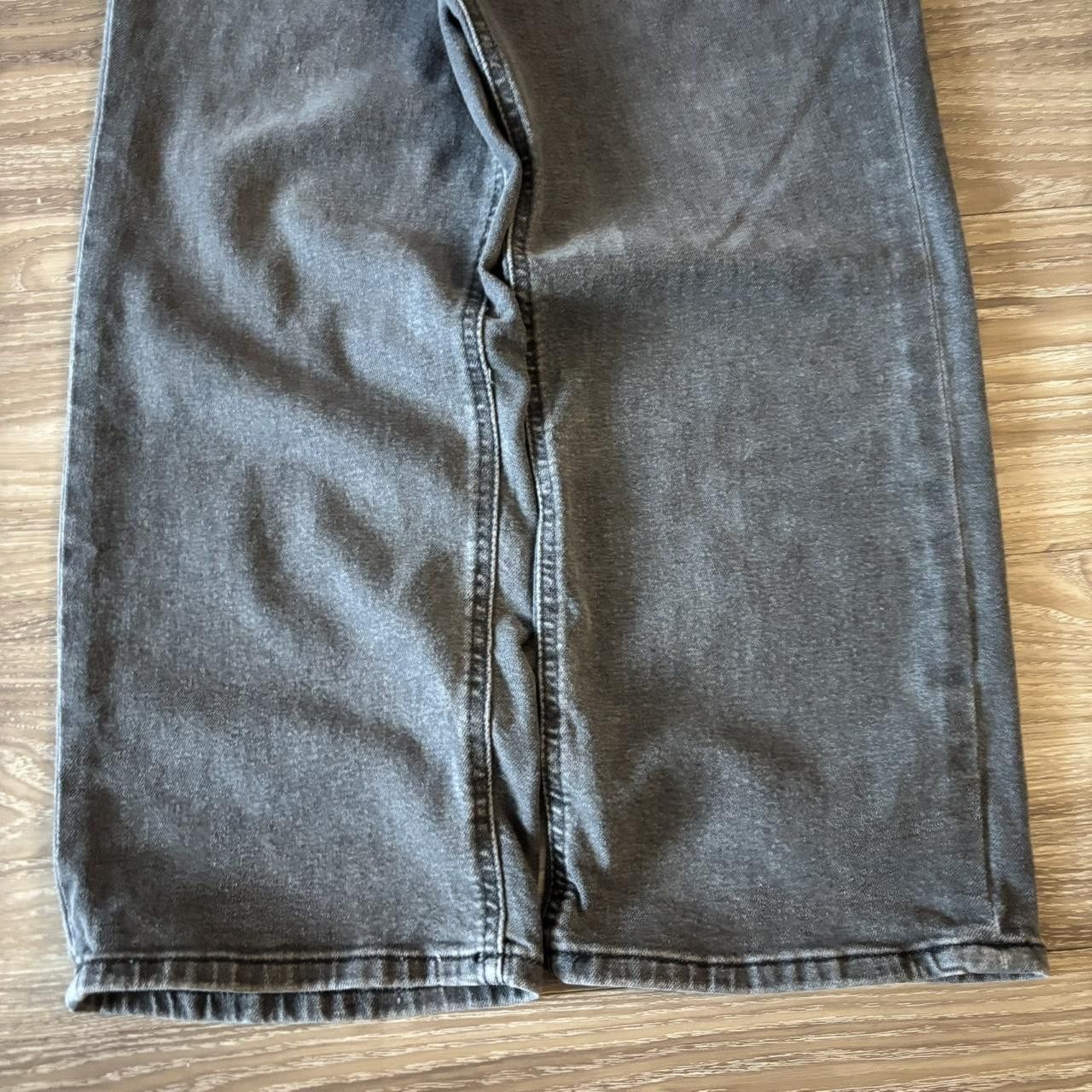 Vintage Crazy Vintage Y2K/2000s Grunge Faded Black Denim Jeans! 32x29 Size US 32 / EU 48 - 6 Thumbnail