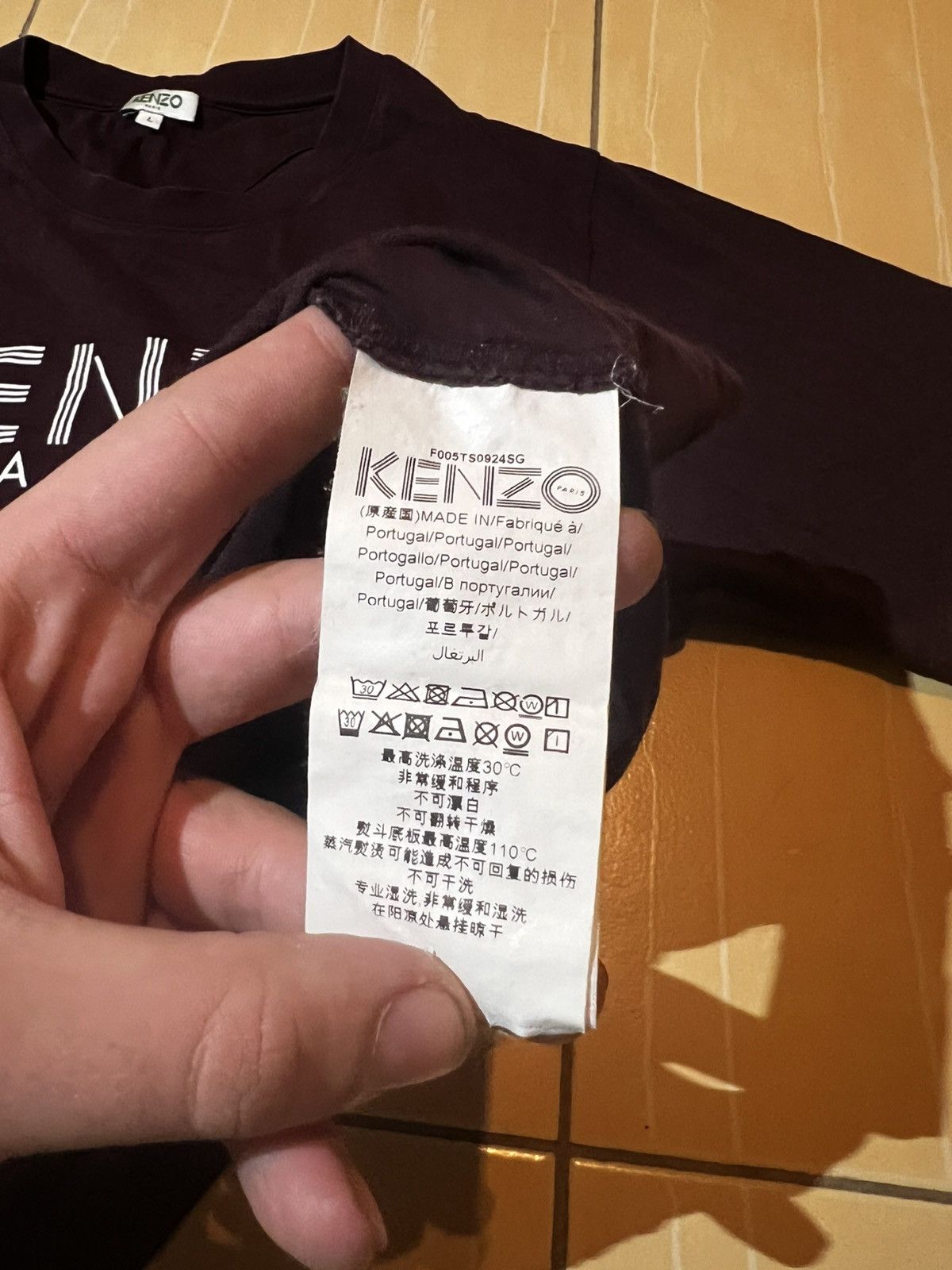 Kenzo Kenzo rap t shirt Size US L / EU 52-54 / 3 - 5 Thumbnail
