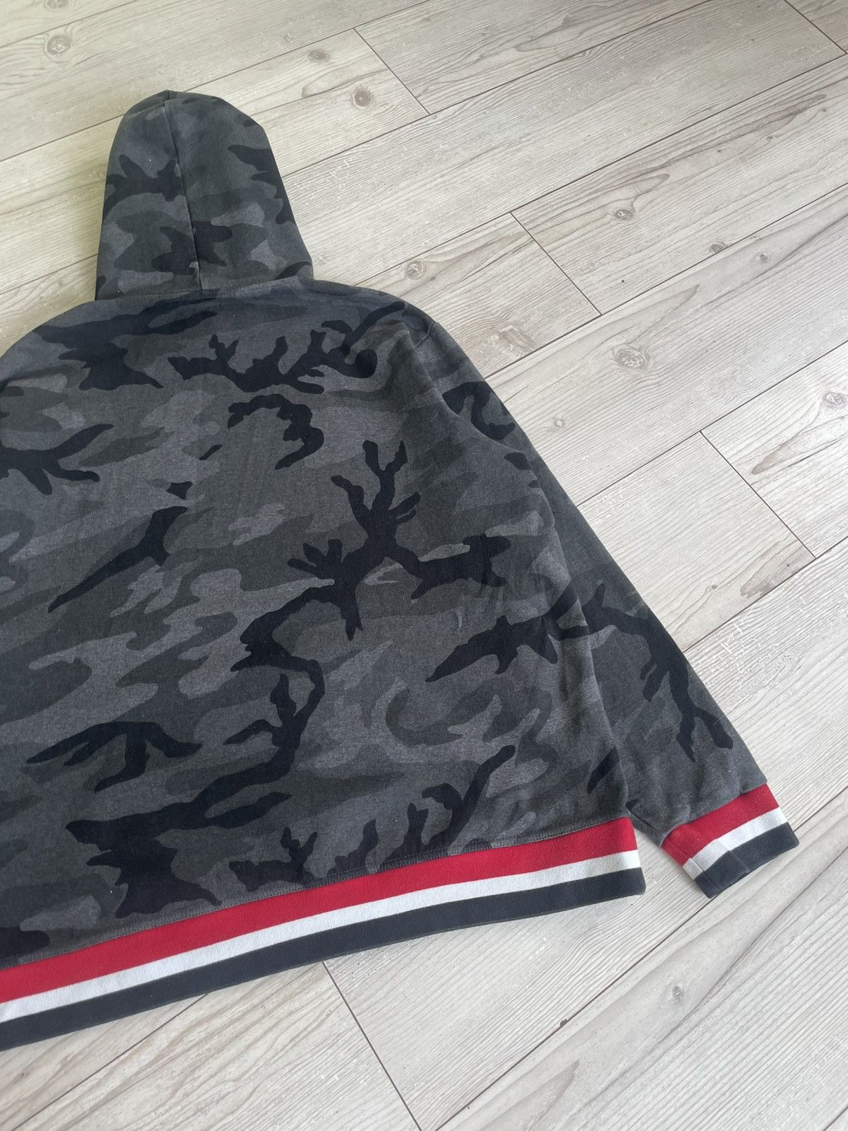Vintage Polo Ralph Lauren P Wing Camo Hoodie Size US XXL / EU 58 / 5 - 11 Thumbnail
