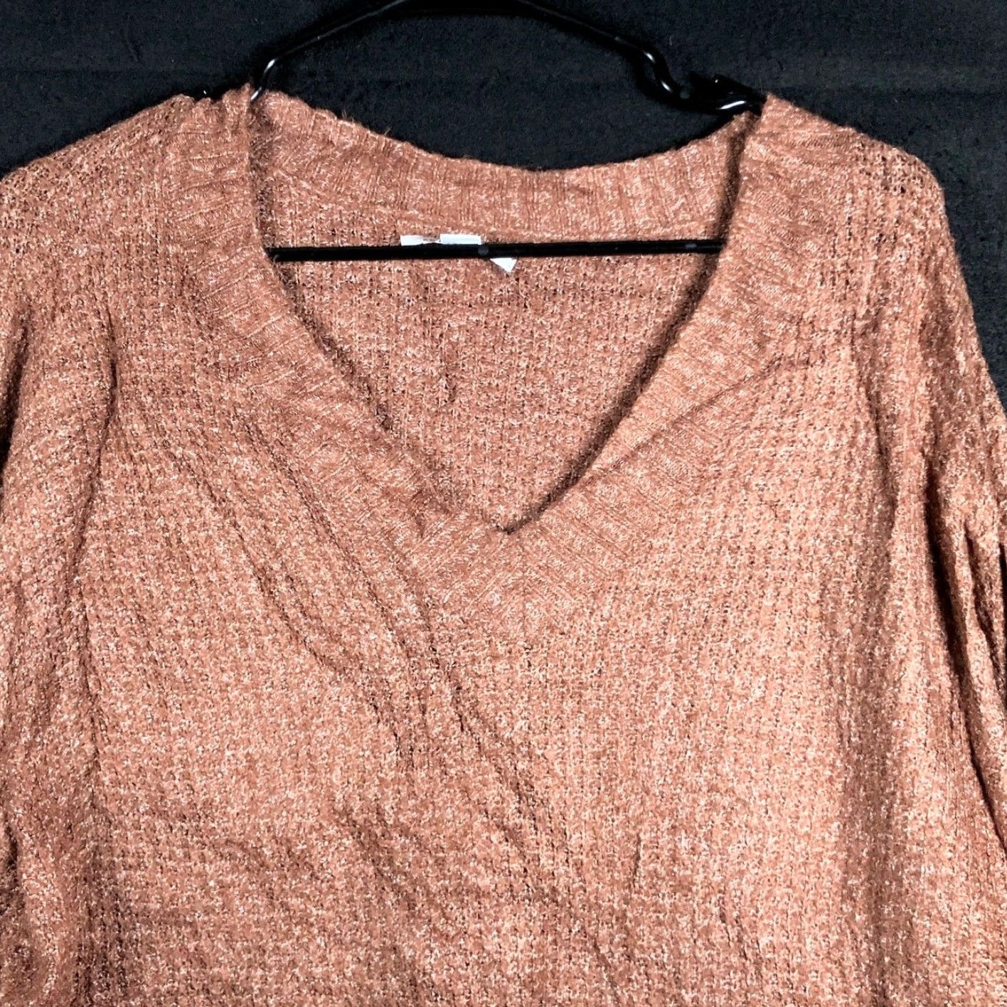 American Eagle Outfitters American Eagle Outfitters Womens Sweater Brown V Neck Pullover XS Knit Pullover Casual Workwear Winter Fall" Size XS / US 0-2 / IT 36-38 - 2 Thumbnail