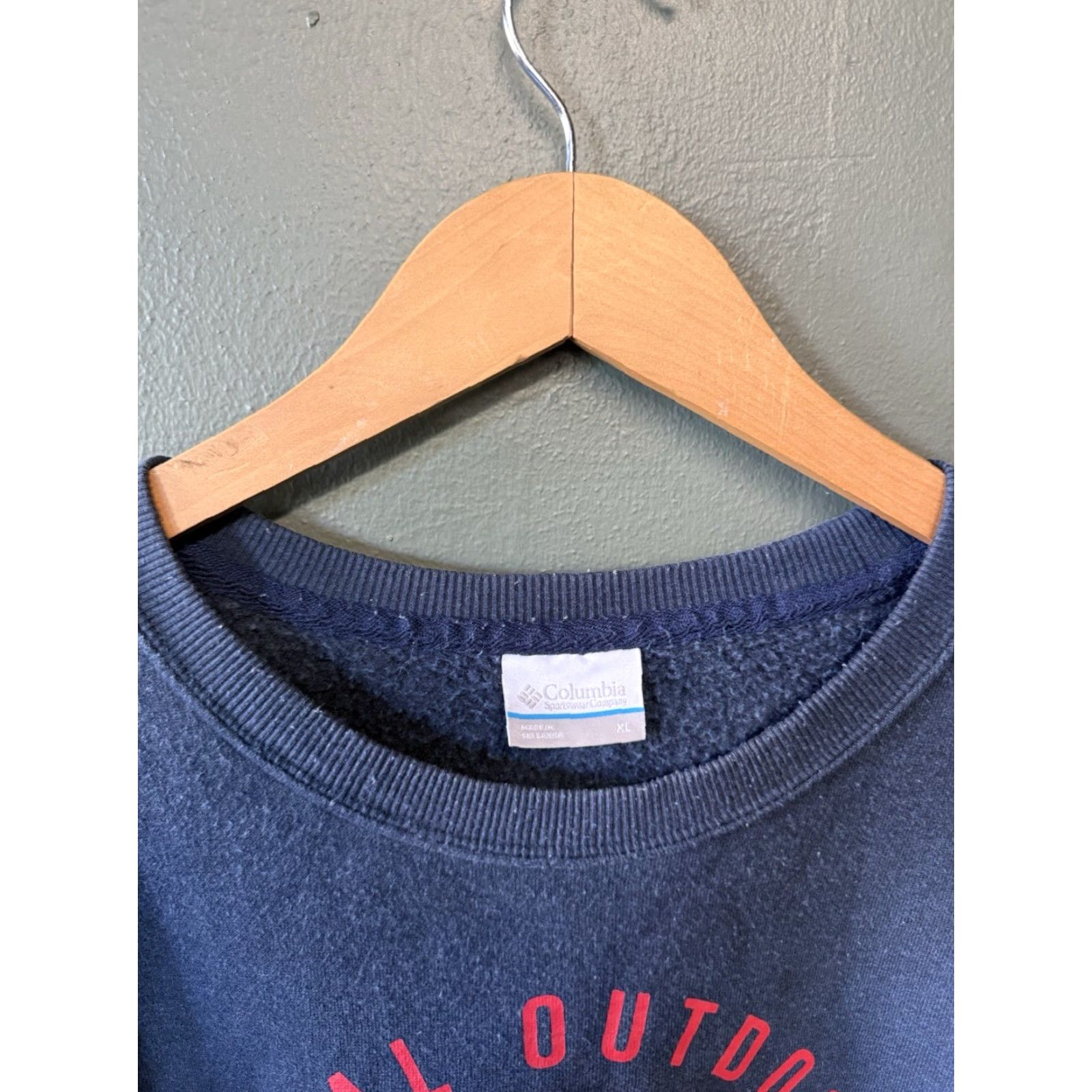 Vintage Columbia Mens Blue Pullover Sweatshirt Size XL Size US XL / EU 56 / 4 - 3 Thumbnail