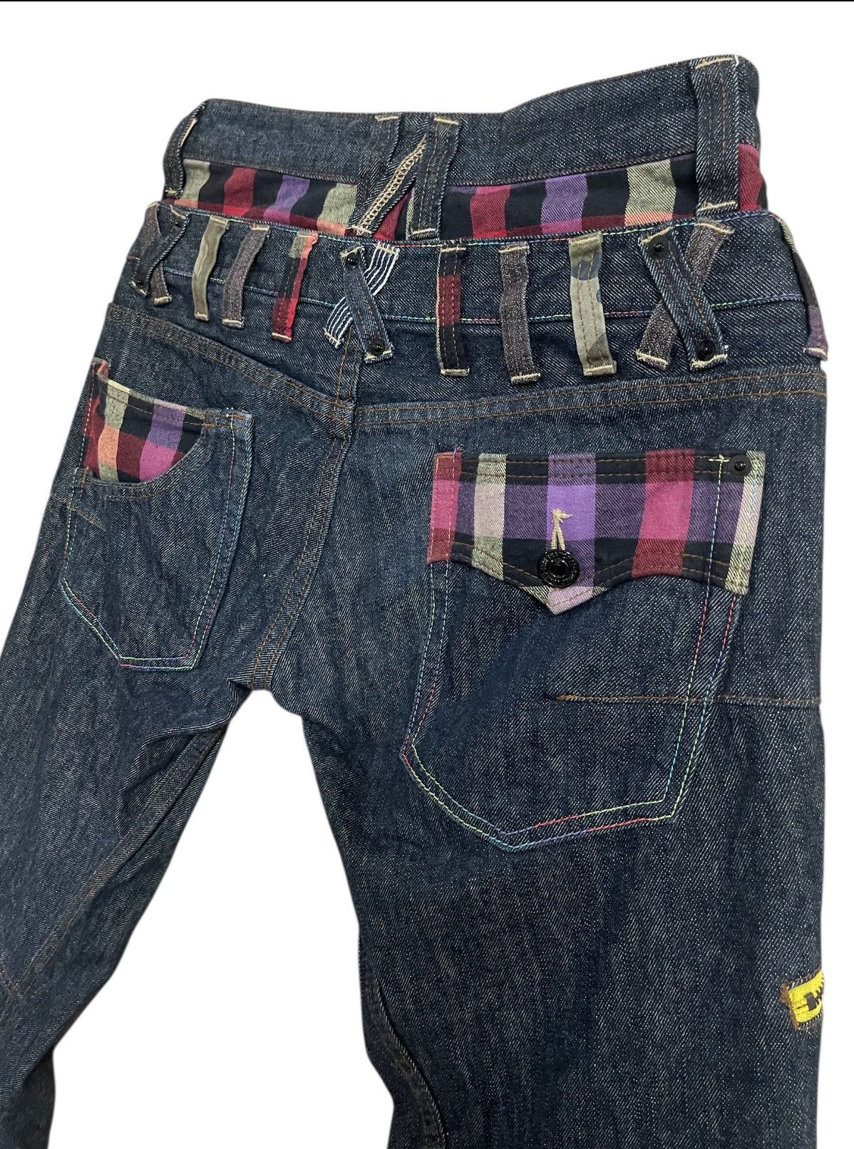 Japanese Brand Japan Handcrafted Denim Double Waist W48 L42.5 Streetwear Size US 28 / EU 44 - 11 Thumbnail