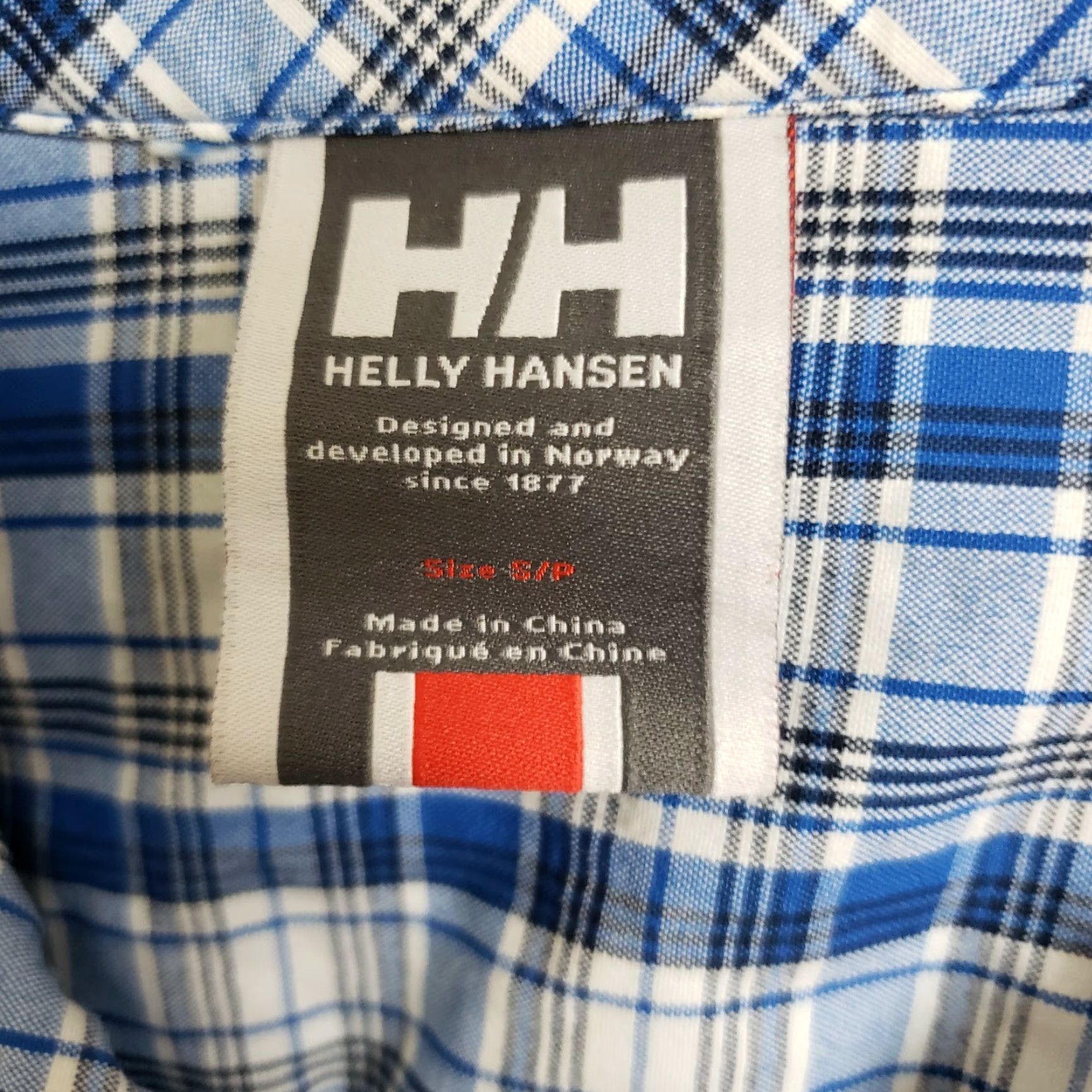 Helly Hansen Helly Hansen Mens Shirt Snaps Long Sleeve Plaid Multicolor Blue White Small Size S Pattern Sleeve Length: Long Sleeve, Button-Up Shirts Mens Size US S / EU 44-46 / 1 - 5 Thumbnail
