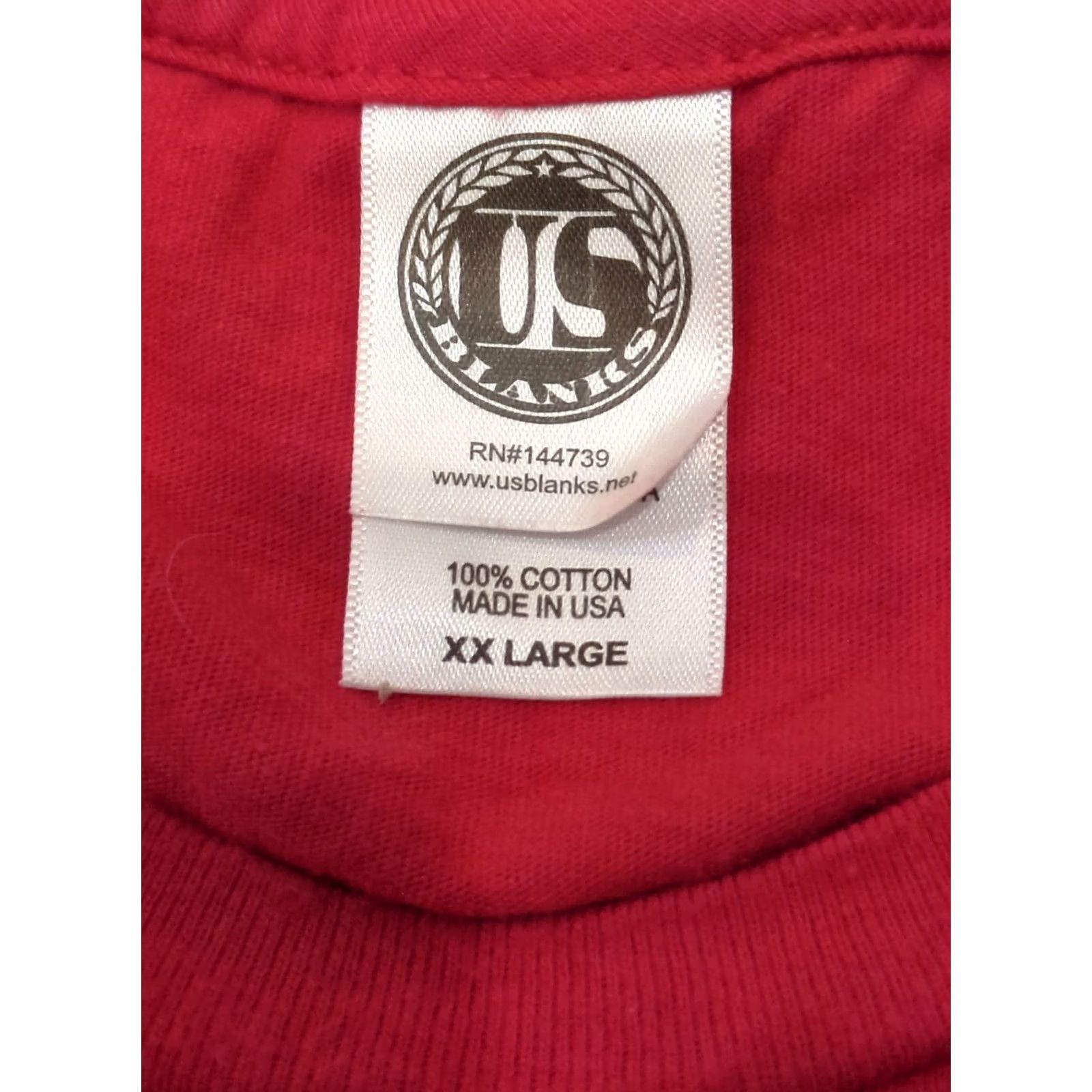 Vintage VINTAGE Kraken Mens 2XL US Blanks Shirt Red Short Sleeve T-Shirt Us Blanks Animals Nature Boys Mens Size US XXL / EU 58 / 5 - 3 Thumbnail