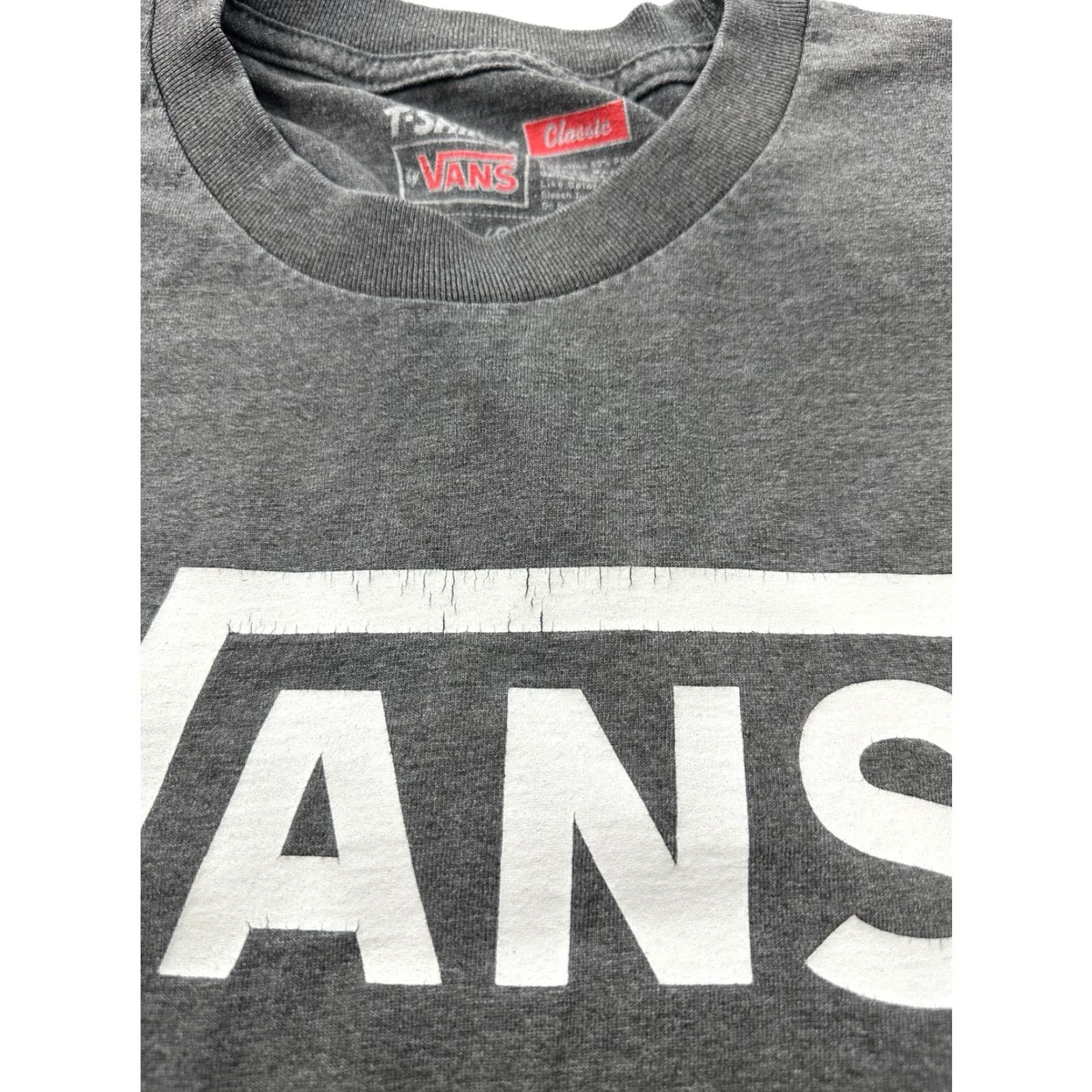 Vans VANS Shirt Mens Large Gray Short Sleeve Classic Logo 90s California Tee Size US L / EU 52-54 / 3 - 4 Thumbnail