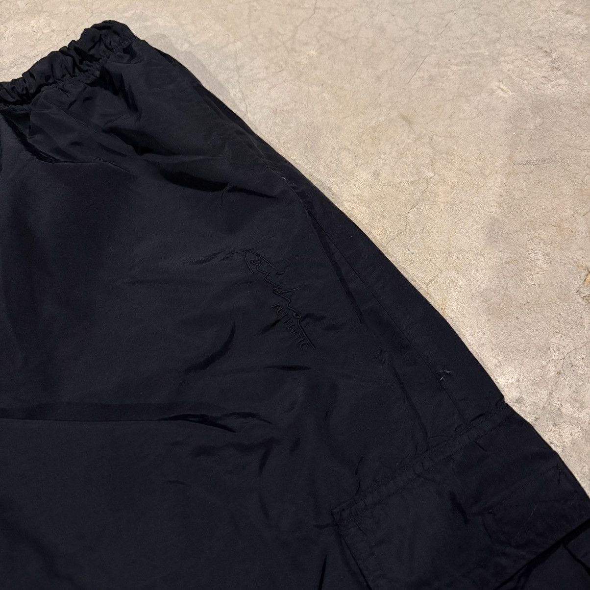 Vintage Vintage 90s Nylon Baggy Cargo Pants Rave ERD Grunge Y2K Size US 34 / EU 50 - 4 Thumbnail