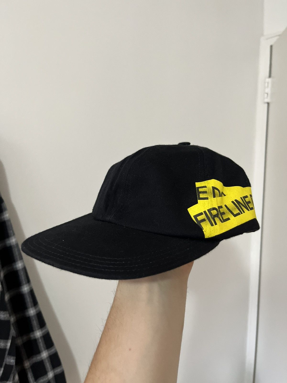 Off-White Off-White Firetape cap black rare Virgil Abloh fire line Size ONE SIZE - 1 Thumbnail