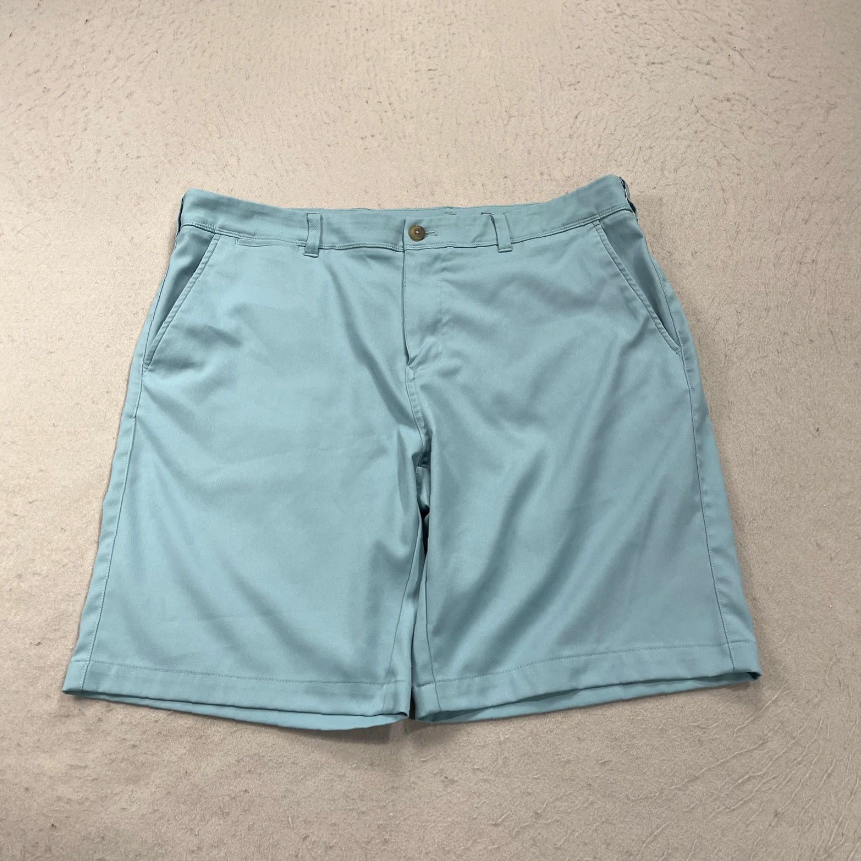 Mizzen+Main Mizzen+Main Baron Short Shorts Mens 36 Blue Baron Short 9 Inseam Chino Polyester Casual Size US 36 / EU 52 - 2 Thumbnail