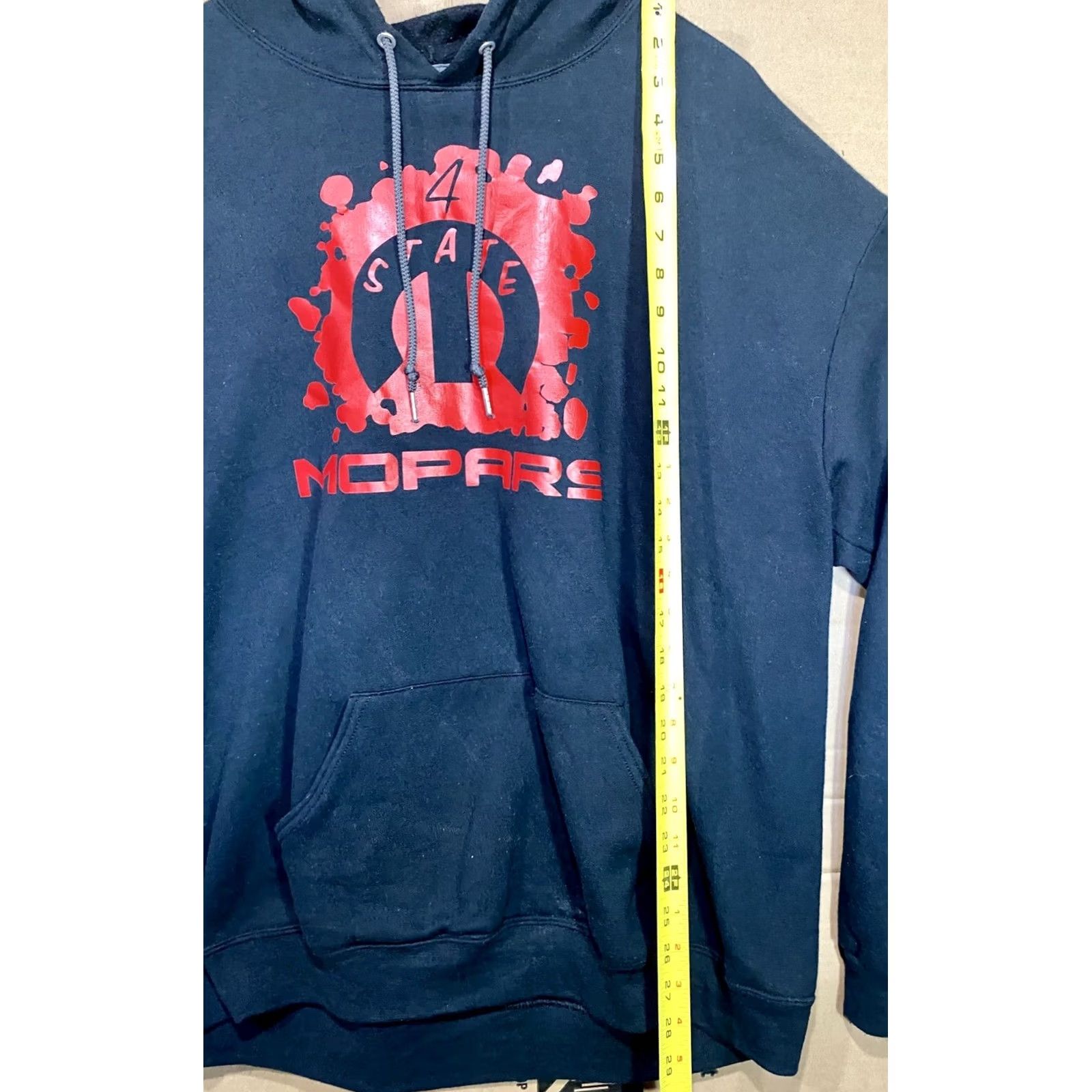 Vintage 4 State Mopars Cars Fruit Of Loom Black /Red Hoodie Sweater 2XL Hoodie Unbranded Unisex Adults Black 2XL Grunge Logo Crew Neck Short Sleeve Vintage No Size US XXL / EU 58 / 5 - 7 Thumbnail