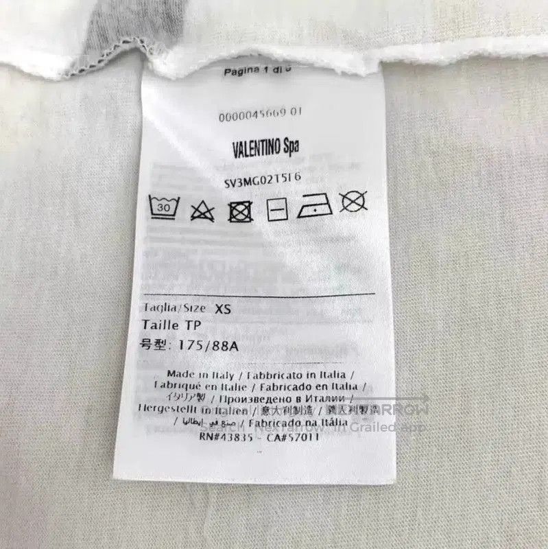 Valentino Valentino White Cotton Short Sleeve T-Shirt . Size XS / US 0-2 / IT 36-38 - 6 Thumbnail
