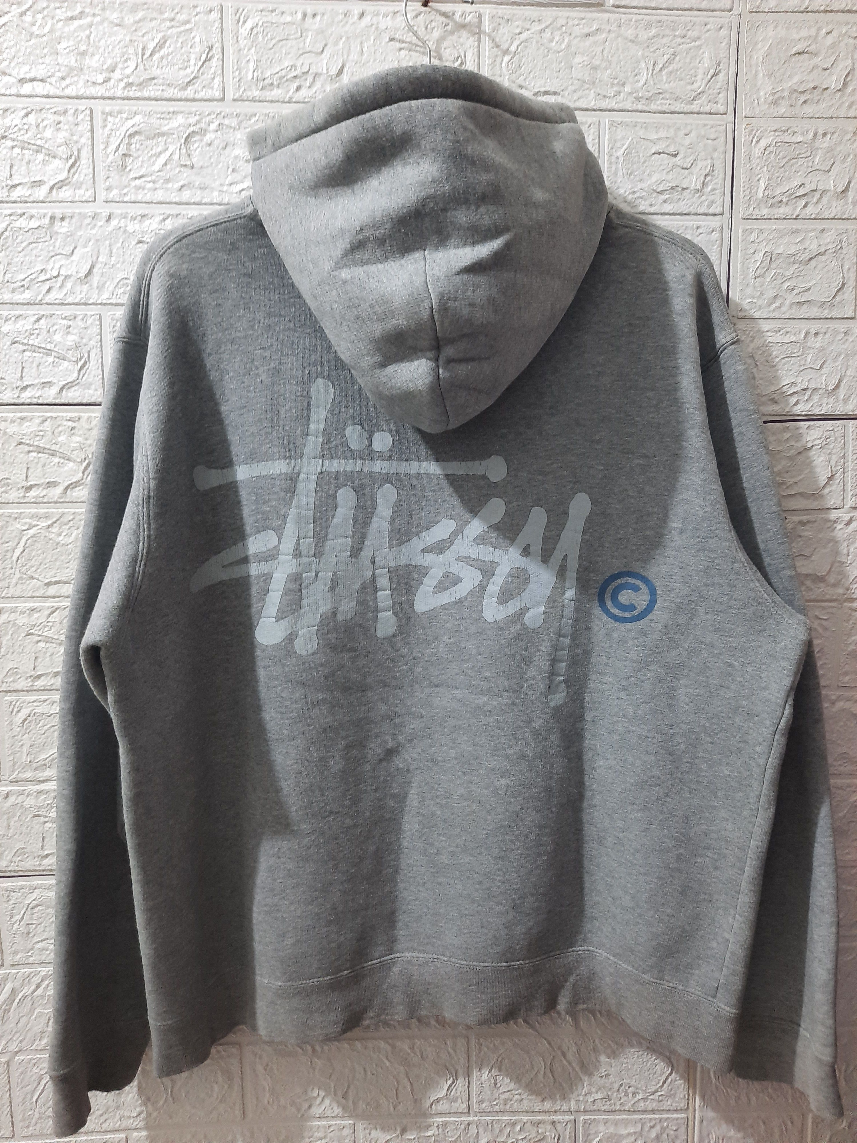 Stussy Stussy Signature Logo / Stussy Basic Logo Hoodie 90s Vintage Size US M / EU 48-50 / 2 - 8 Thumbnail