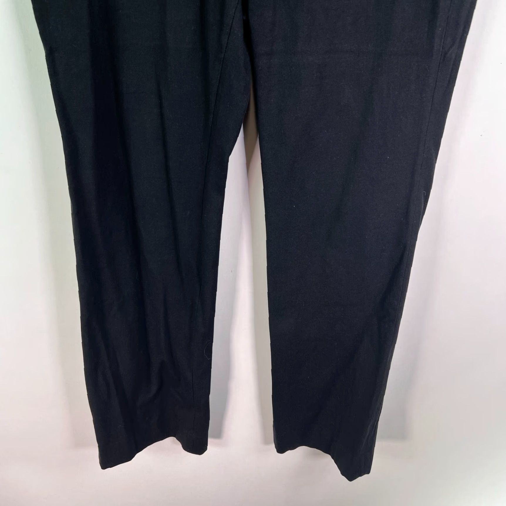 Banana Republic Banana Republic Sloan Dress Pants Women Size 12 Black 36x32 Straight Leg Womens Size 34" / US 12 / IT 48 - 3 Thumbnail