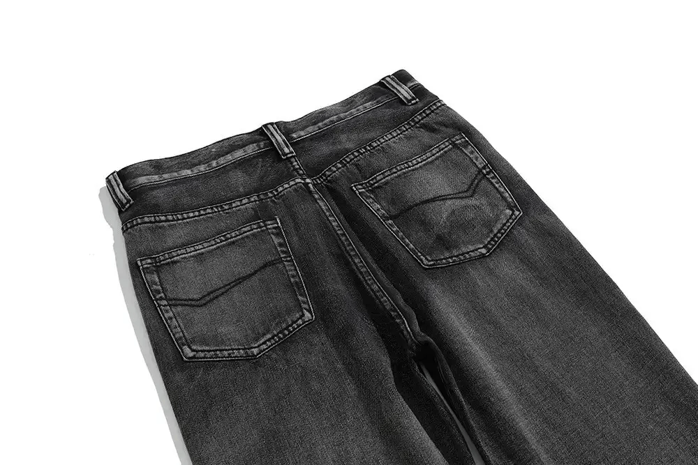 Japanese Brand × Vintage Wide leg Harajuku Baggy Flared Trousers Oversize Style Y2K Size US 32 / EU 48 - 7 Thumbnail