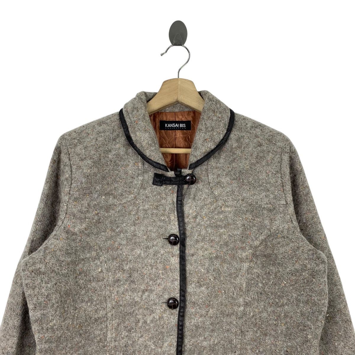 Japanese Brand × Kansai Yamamoto Kansai Bis KANSAI YAMAMOTO Japanese Brand Wool Coat Jacket Size US L / EU 52-54 / 3 - 4 Thumbnail