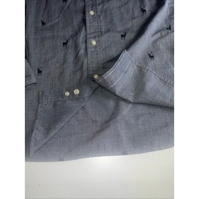 Chaps Ralph Lauren Chaps Shirt Mens 2XL Gray Long Sleeve Button Down Charcoal A Size US XXL / EU 58 / 5 - 6 Thumbnail