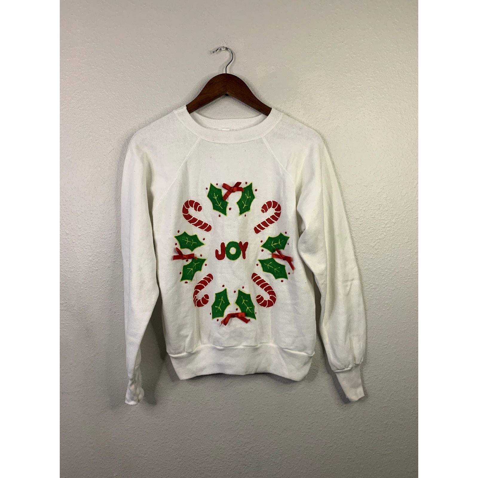Vintage Vintage Christmas Sweatshirt Pannill Joy Crewneck 90s VTG M Size US M / EU 48-50 / 2 - 1 Thumbnail