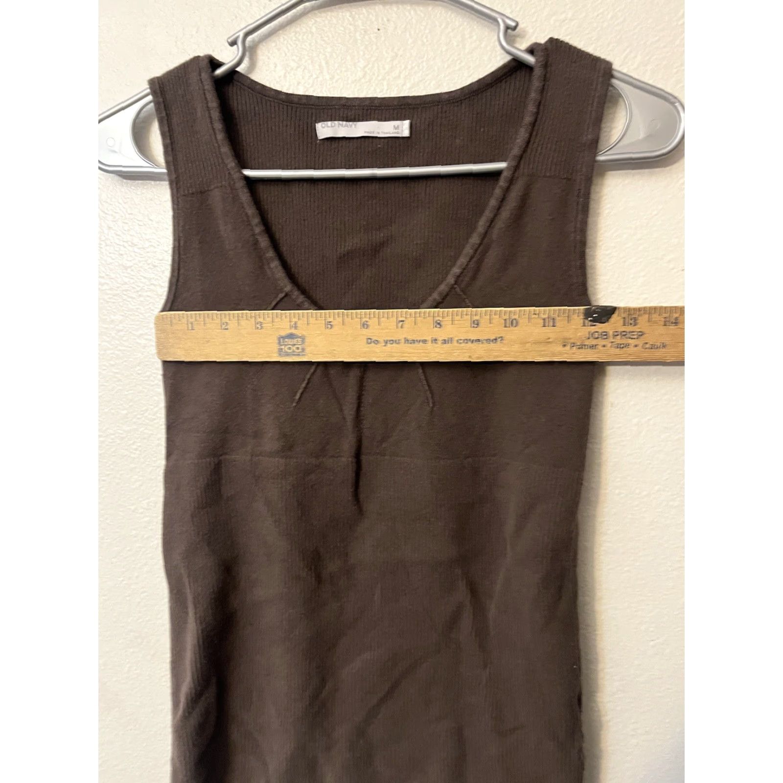 Old Navy Old Navy Tank Top Brown Cotton M Scoop Neck Women Size M / US 6-8 / IT 42-44 - 4 Thumbnail