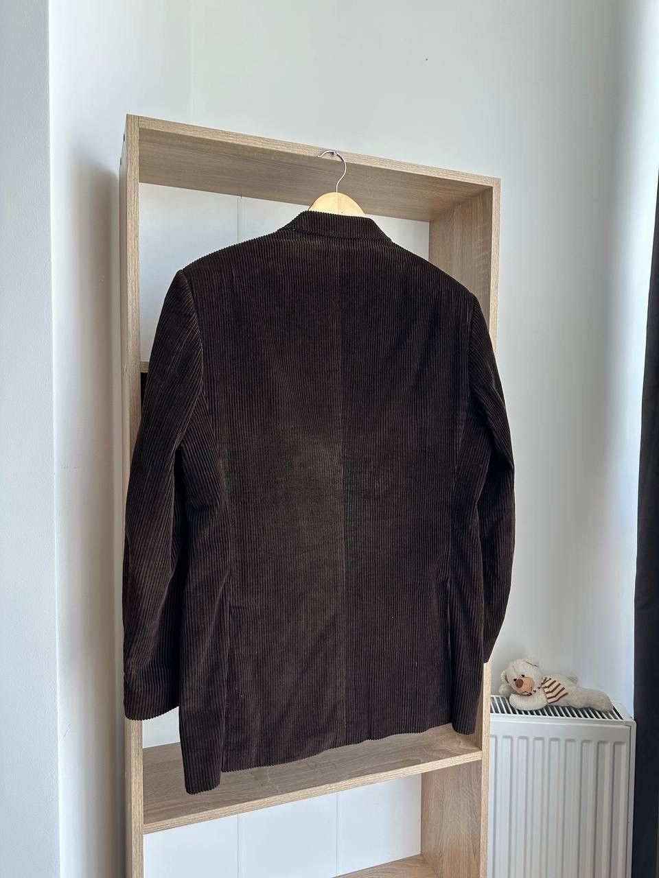 Canali × Vintage Vintage Men’s Brown Velvet Smoking Jacket Blazer Canali Size 50R - 22 Thumbnail