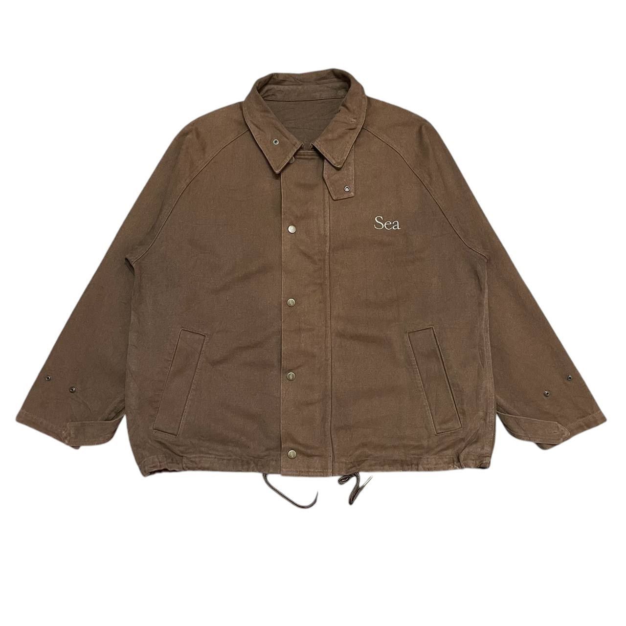 Japanese Brand Vintage Wind and Sea Canvas Brown Jacket Size US L / EU 52-54 / 3 - 3 Thumbnail