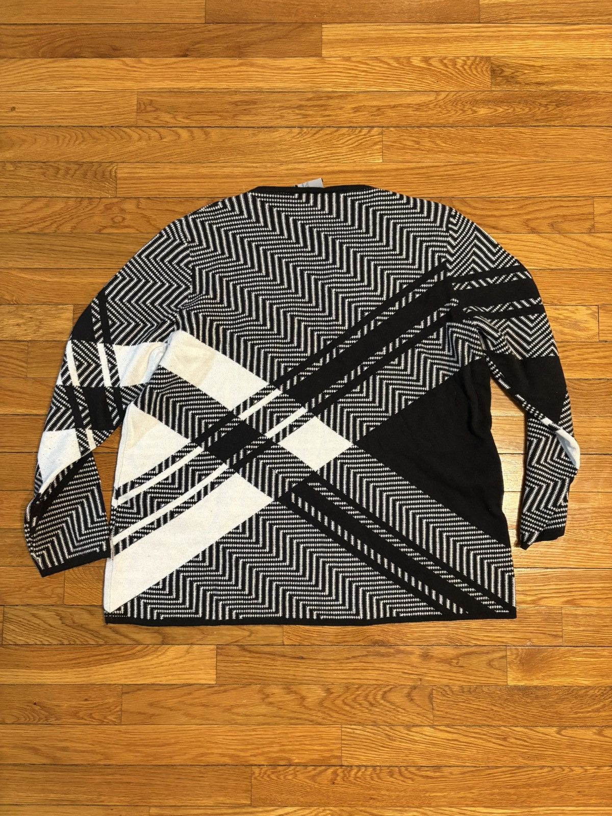 Marina Rinaldi Max Mara Black & White sweater Size M / US 6-8 / IT 42-44 - 2 Thumbnail