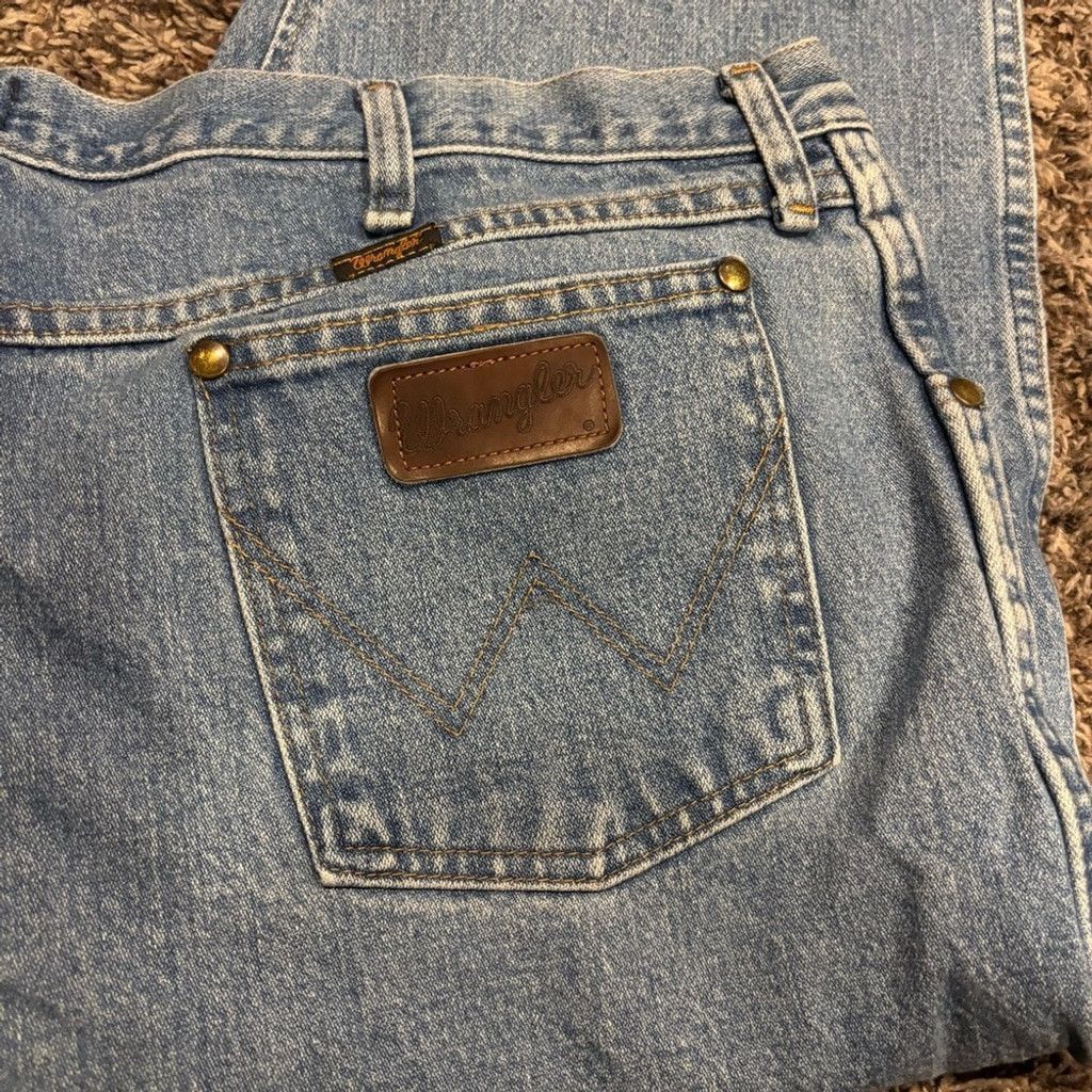 Wrangler Men’s Wrangler 47 MWZ Regular Fit Jeans Size US 42 / EU 58 - 2 Thumbnail