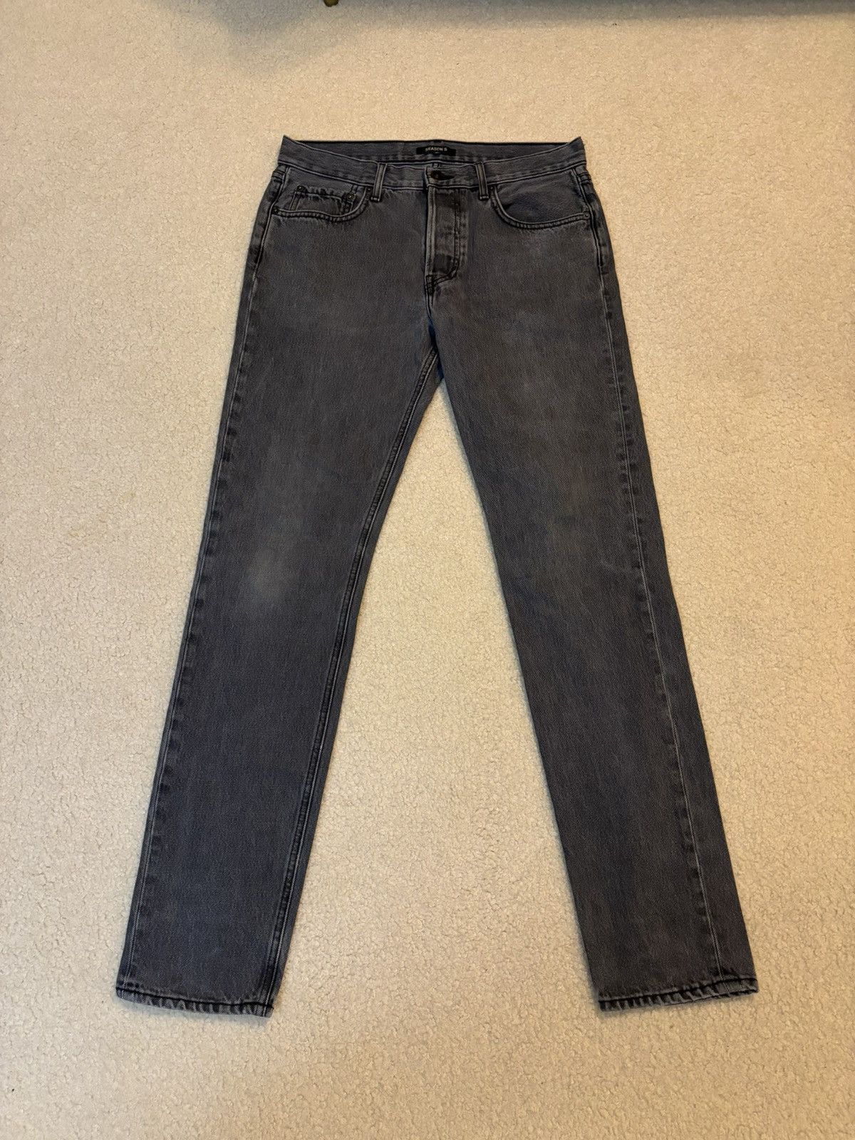 Kanye West Yeezy Season 5 Denim Jeans Black Size US 31 - 1 Thumbnail