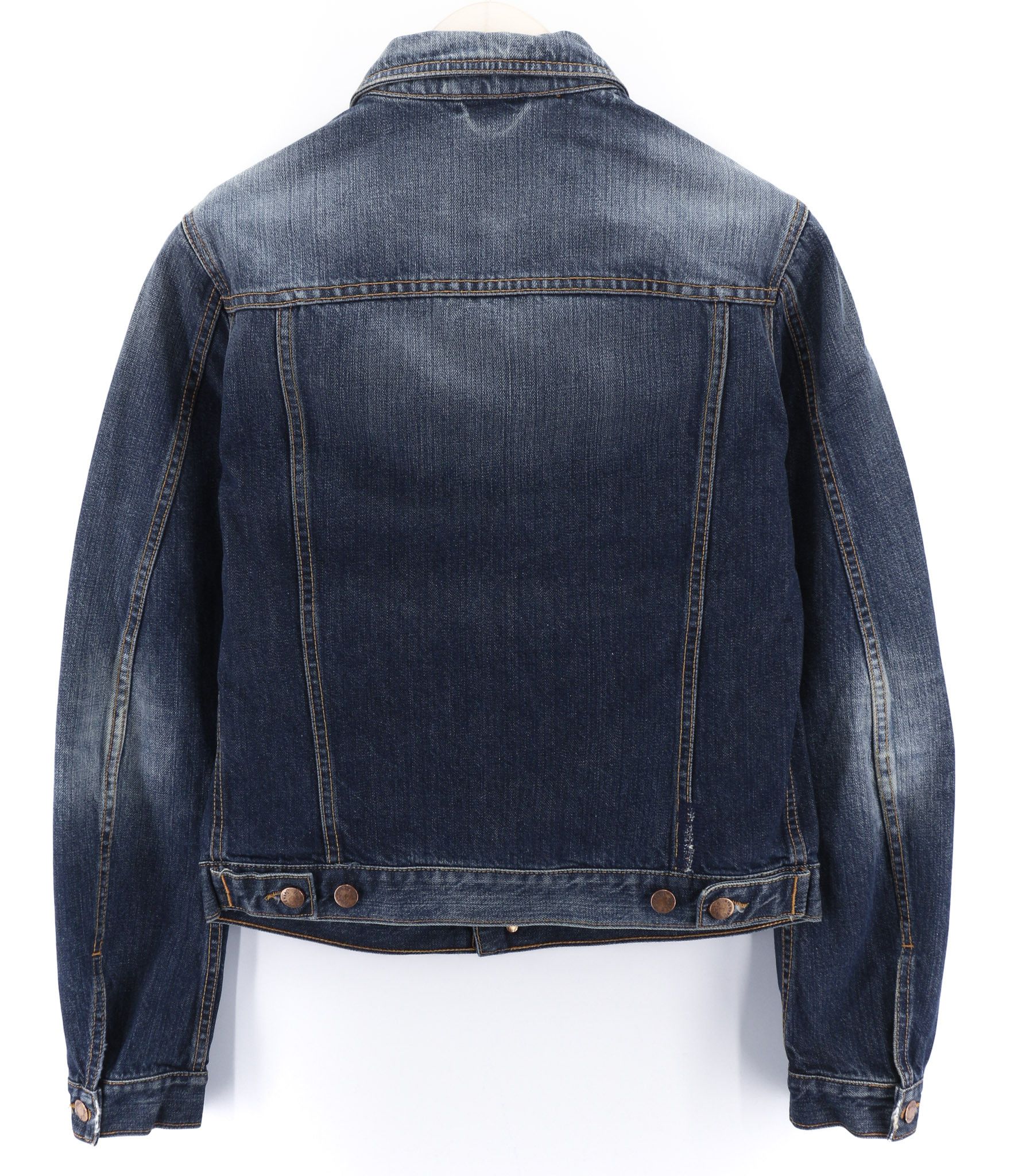 Nudie Jeans TERRY ORG. CONTRAST S Organic Cotton Blue Denim 80380 Size US S / EU 44-46 / 1 - 2 Thumbnail