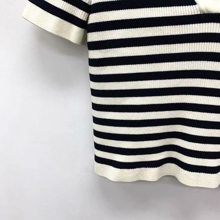Gucci Gucci Colorblock Logo Stripe Cotton Sweater Size US M / EU 48-50 / 2 - 4 Thumbnail