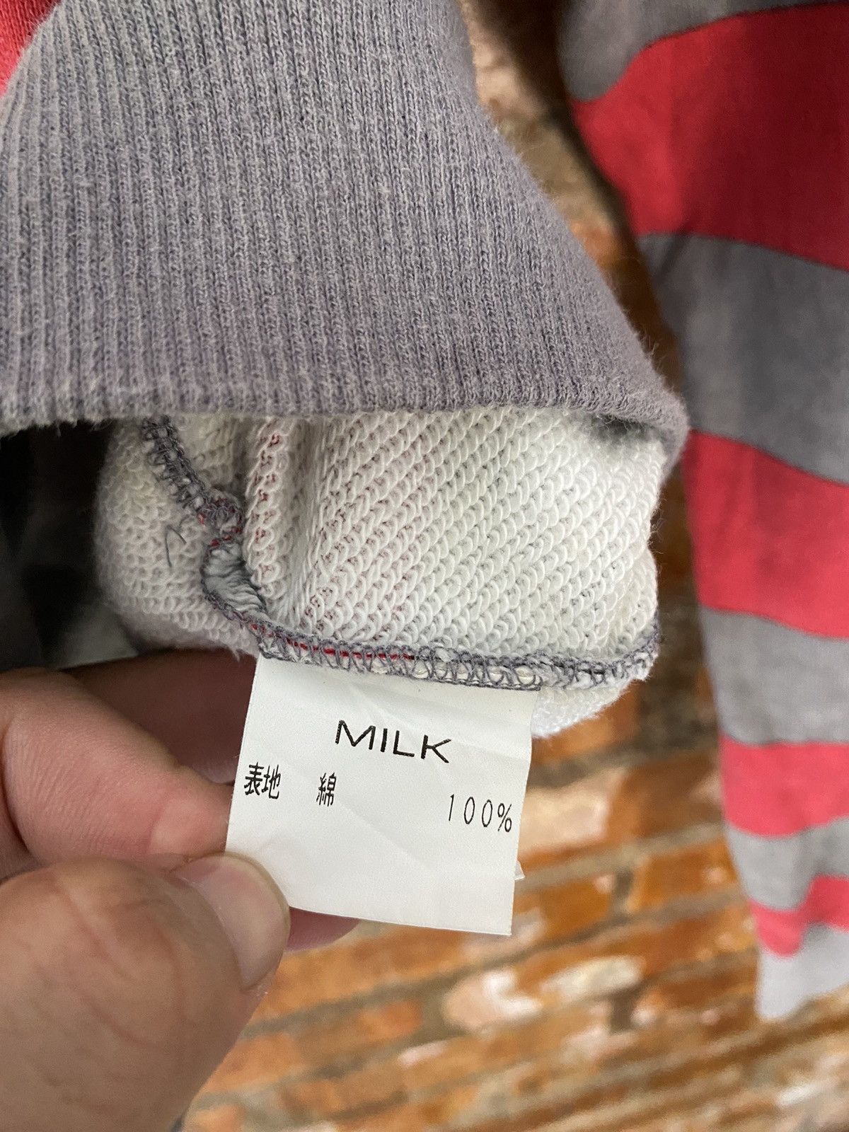 Japanese Brand 90's MILK , MILK BOY punk border shirt Size M / US 6-8 / IT 42-44 - 15 Thumbnail