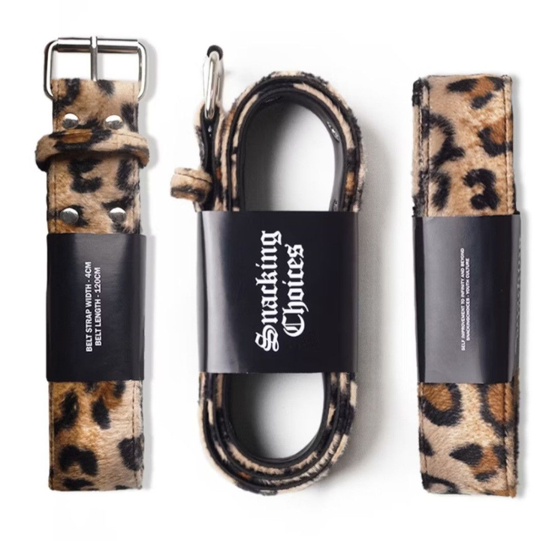 Japanese Brand 💥Leopard y2k streetwear belt Size ONE SIZE - 1 Preview