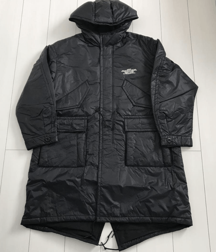 GU × Undercover UNDERCOVER × GU Flower Safety Pin Padded Nylon Coat Size US XL / EU 56 / 4 - 1 Thumbnail