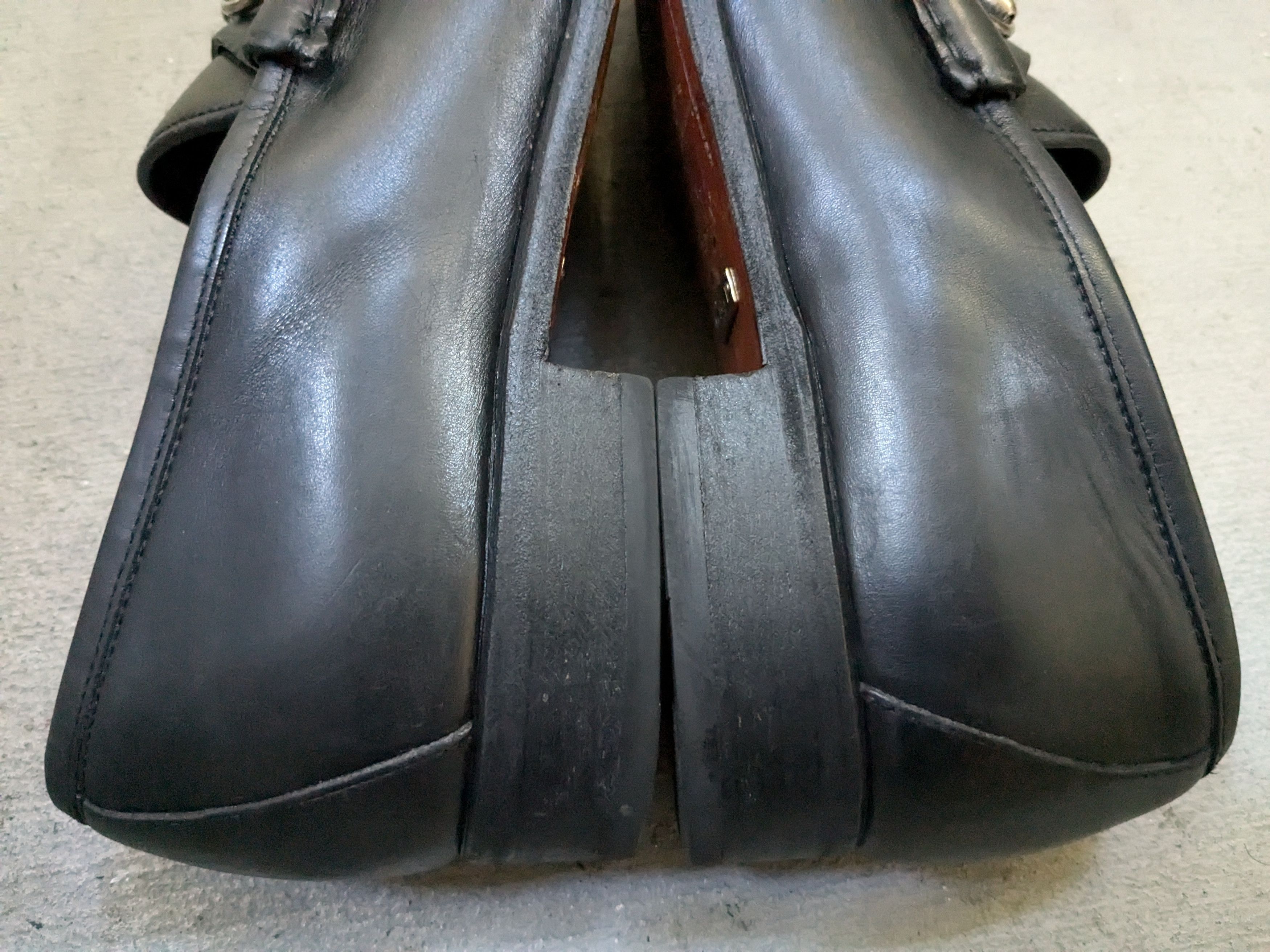 Gucci Gucci Horsebit Loafers Black Leather 10.5 Snaffle Slip On Size US 10.5 / EU 43-44 - 11 Thumbnail