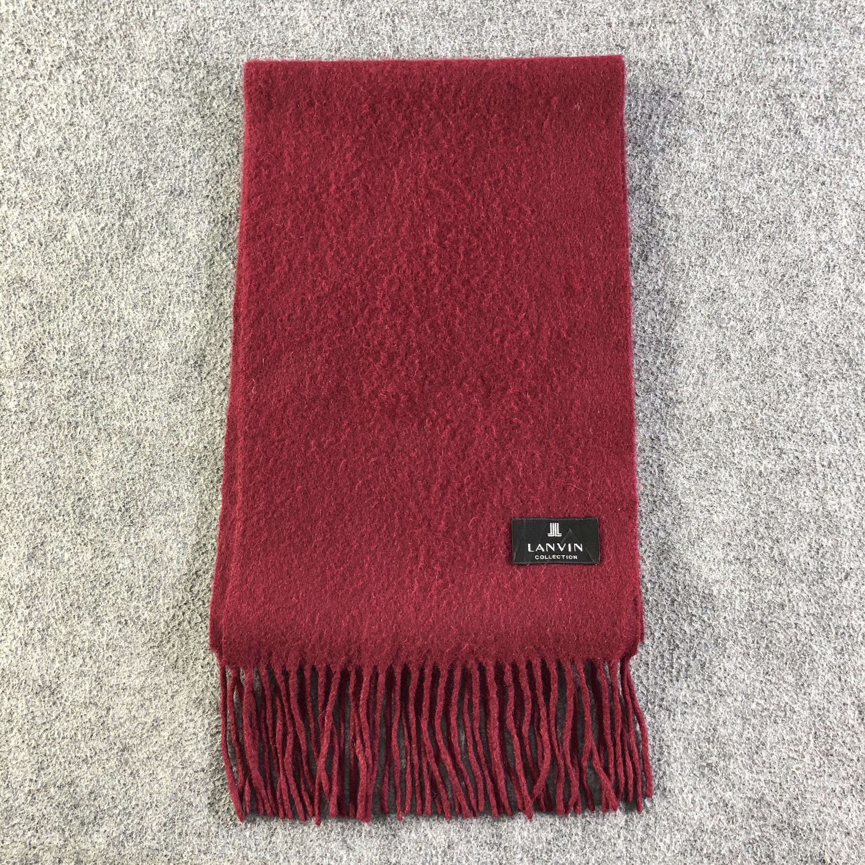 Lanvin Lanvin Cashmere Scarf / Muffler / Neckwear P646 Size ONE SIZE - 4 Thumbnail