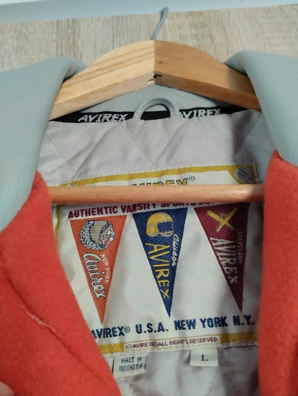 Avirex Vintage Bomber Jacket Varsity Avirex Rare Size US L / EU 52-54 / 3 - 7 Thumbnail