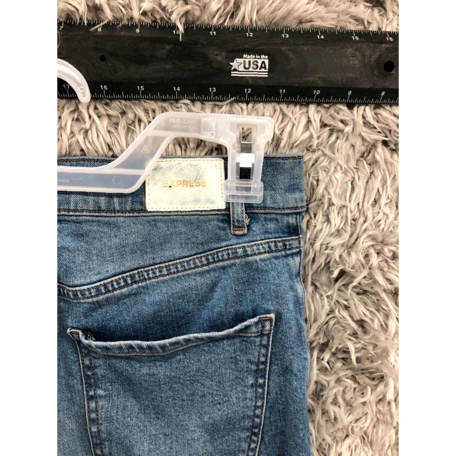 Express Express Mom Jeans Womens Size 4 High Rise Dark Wash Blue Denim Size 27" / US 4 / IT 40 - 6 Thumbnail