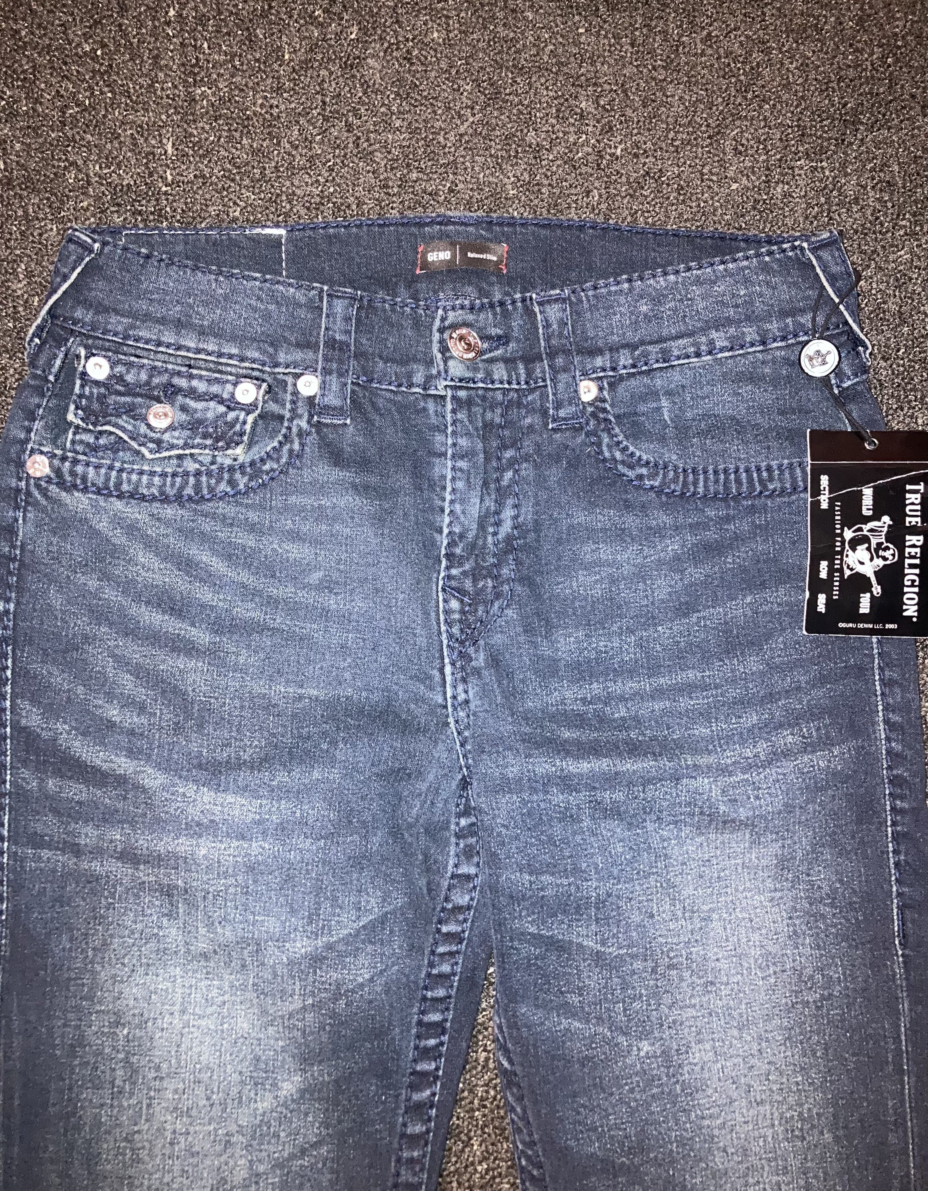 True Religion True Religion Denim Jeans w/ Buttoned Pockets Size US 30 / EU 46 - 3 Thumbnail