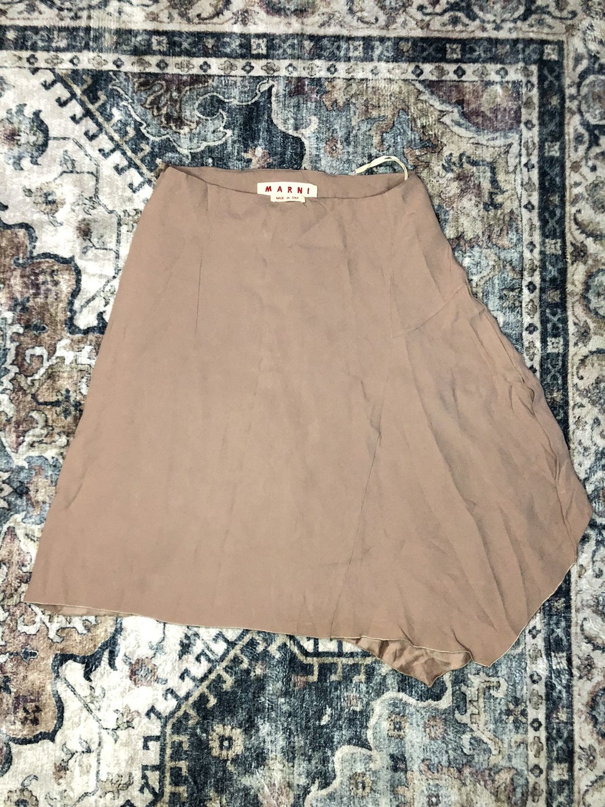 Marni Marni Midi skirt in beige color way. Size 28" / US 6 / IT 42 - 2 Thumbnail