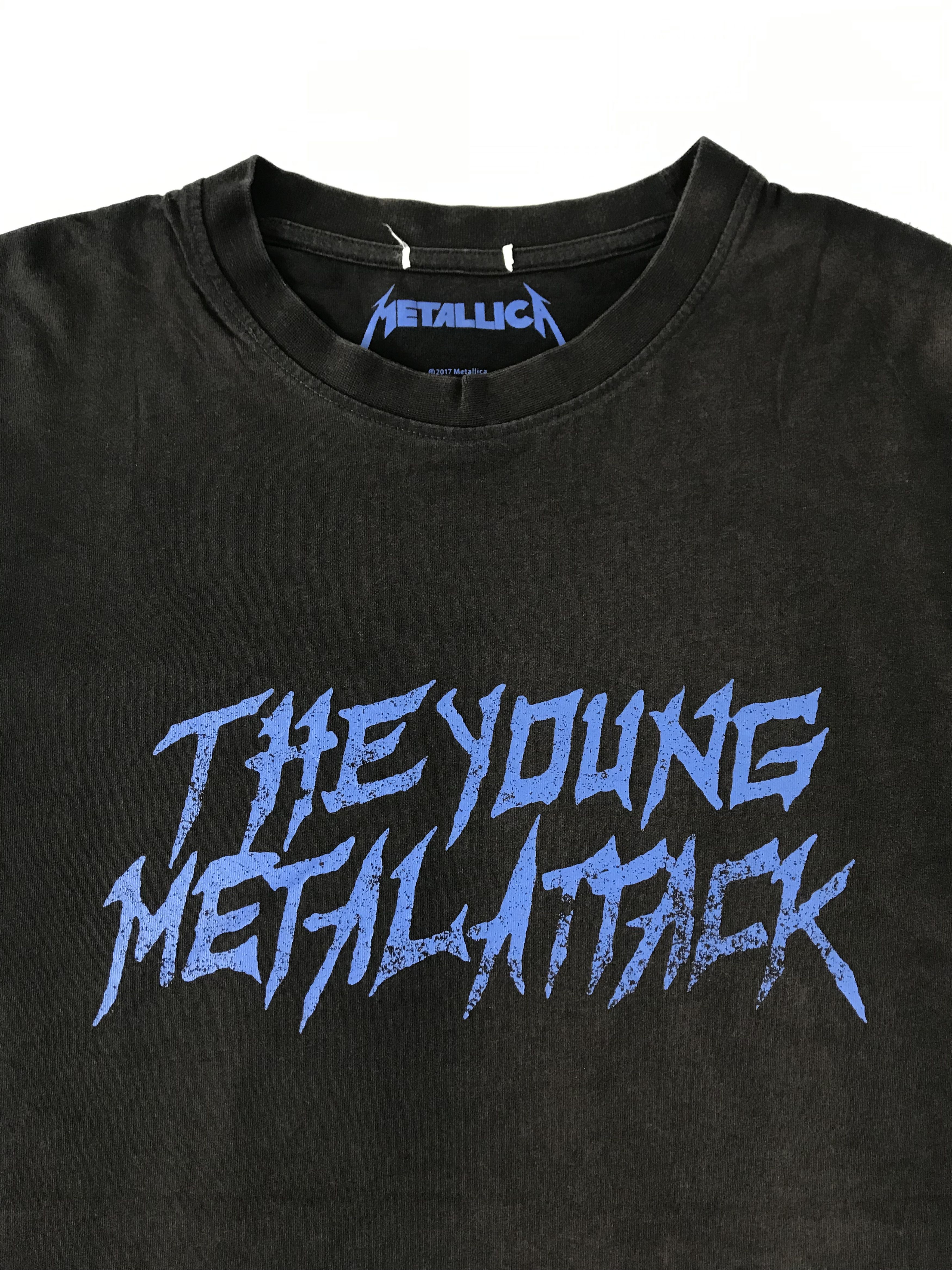 Band Tees × Metallica Metallica The Young Metal Attack Side Tape Rock Band Printed Size US M / EU 48-50 / 2 - 4 Thumbnail