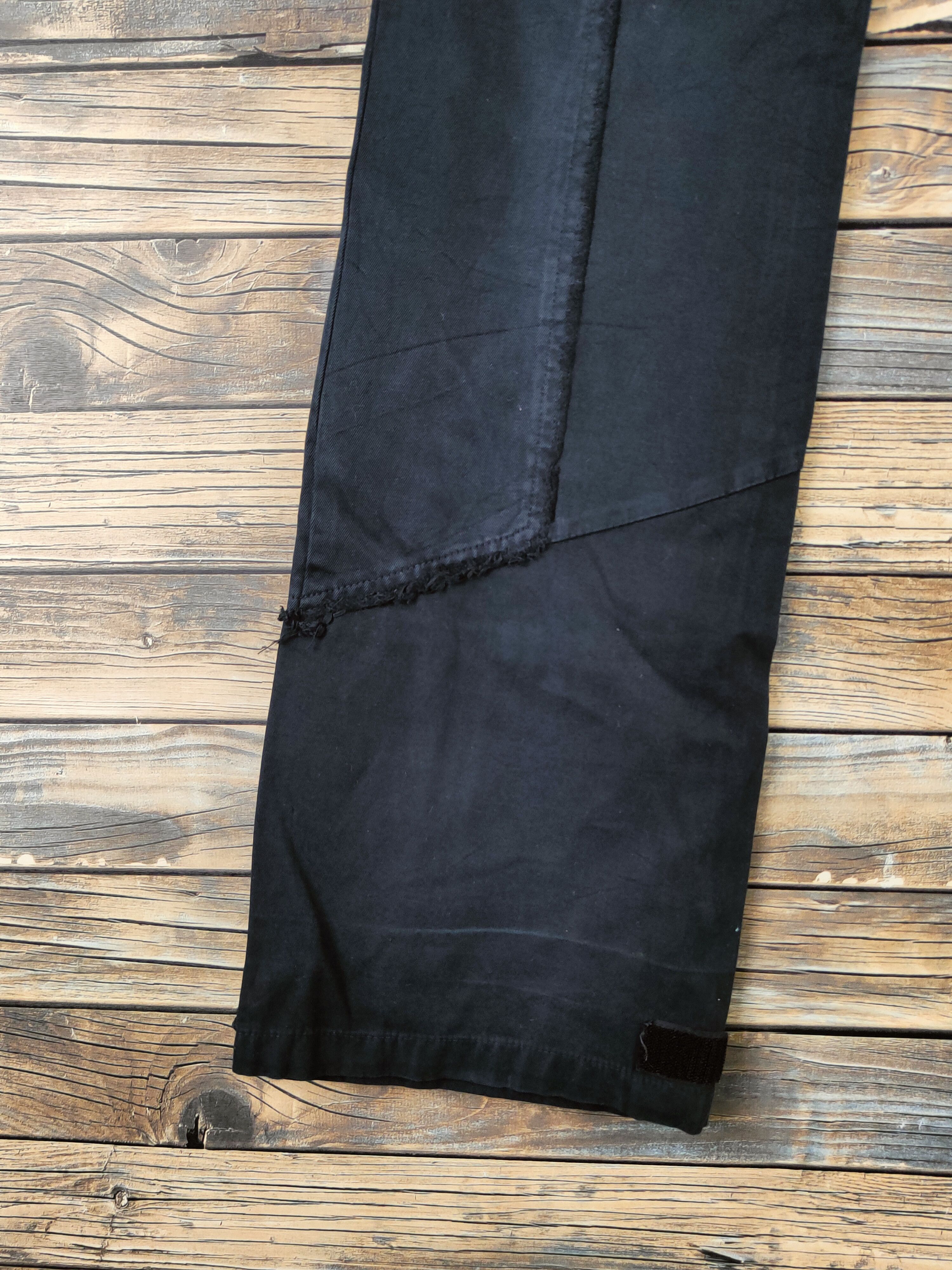 Japanese Brand DL Masculo Black Multipocket Cargo Pants #46-364 Size 26" / US 2 / IT 38 - 9 Thumbnail