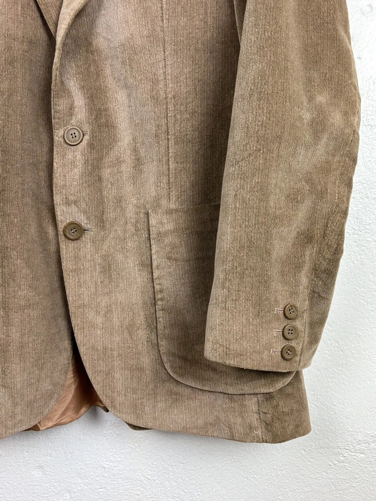Balmain 70s Vintage Pierre Balmain Velluti Cantoni Velour Blazer Size 48R - 3 Thumbnail
