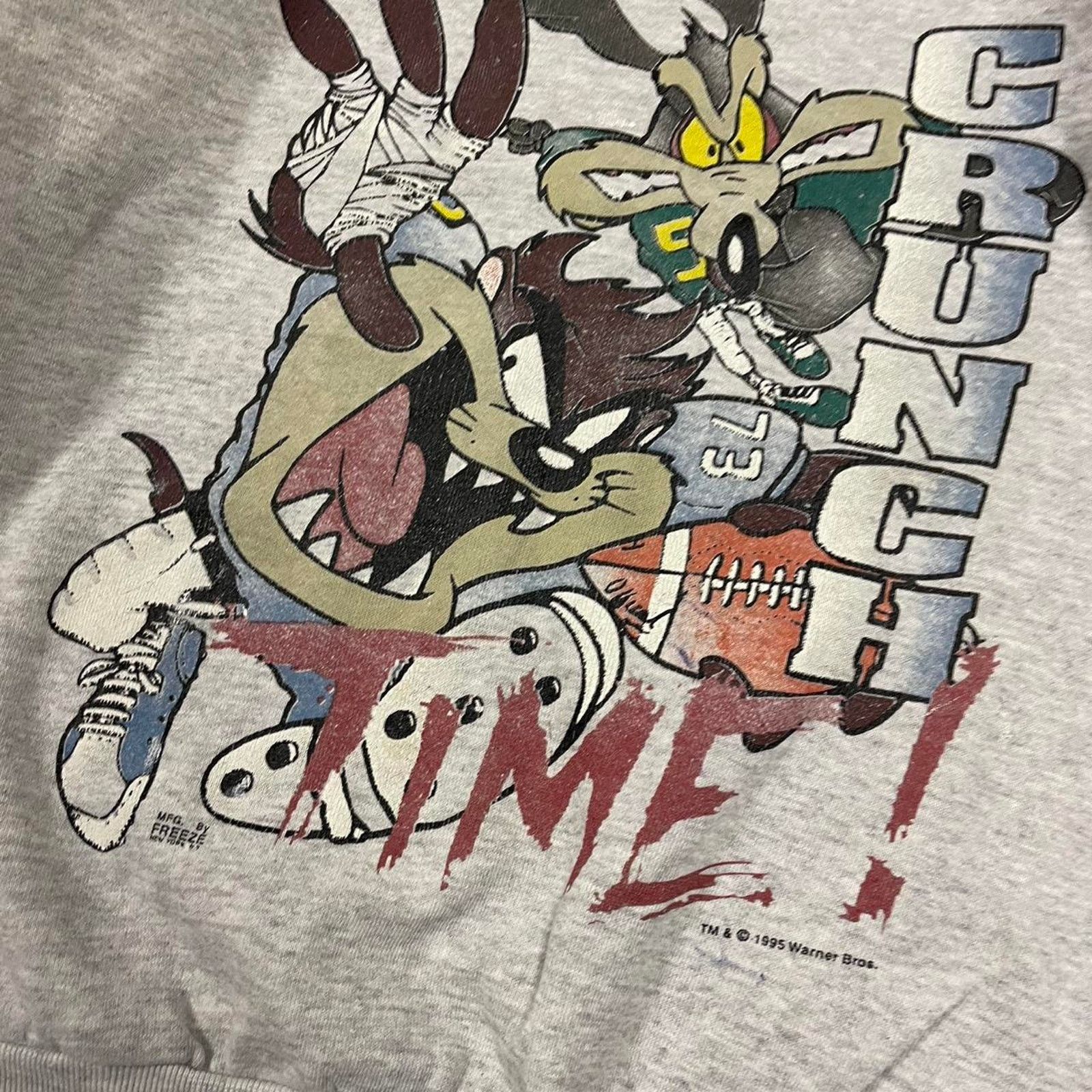 Dooney & Bourke 90s Looney Tunes football grey crewneck sweatshirt size smal Size US S / EU 44-46 / 1 - 3 Thumbnail