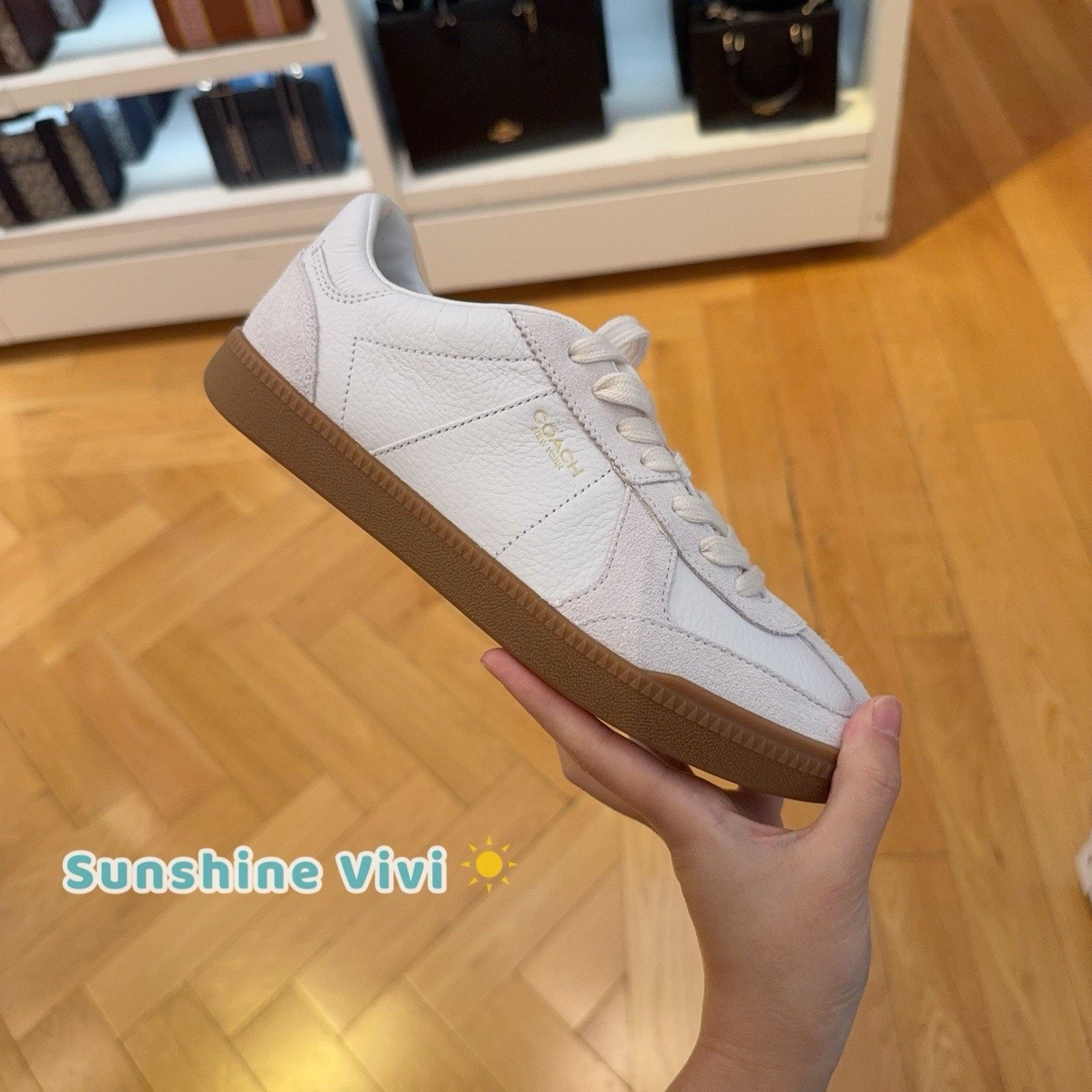 Coach NWT Coach Women's Ellis Sneaker Shoes CAQ33 Optic White us 8 Size US 8 / IT 38 - 1 Thumbnail