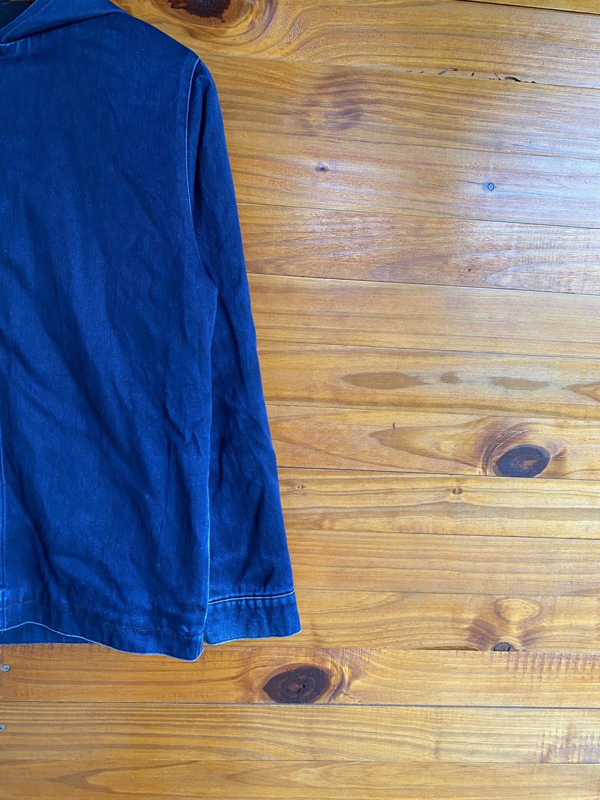 A.P.C. A.P.C. Indigo Hooded Zip Jacket | Rue de Fleurus Paris Size US S / EU 44-46 / 1 - 7 Thumbnail