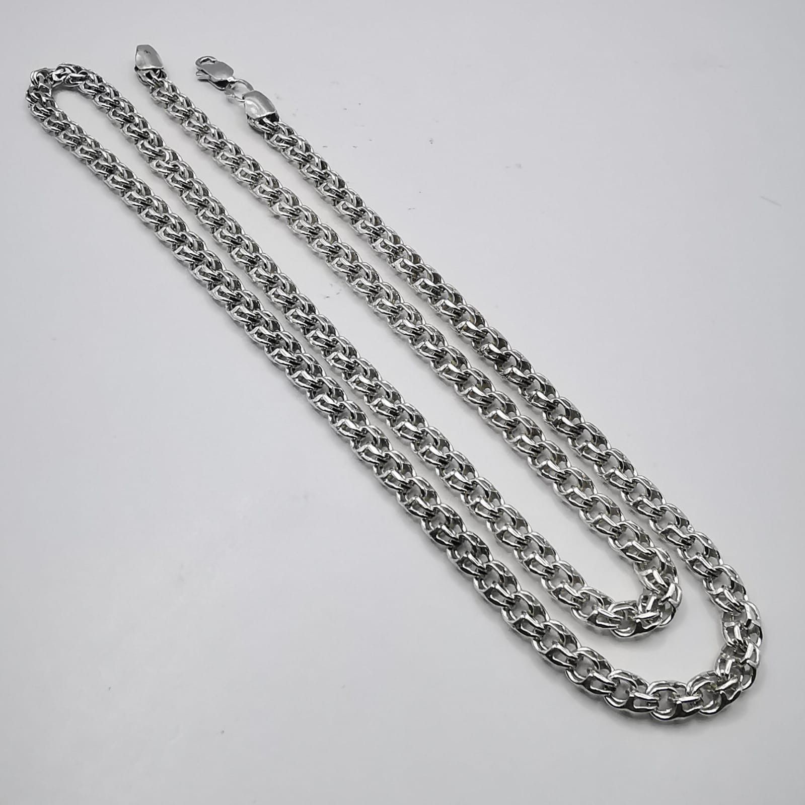 Sterling Silver Vintage Chain, 925 Sterling Silver, Signed 26,08g Size ONE SIZE - 1 Thumbnail