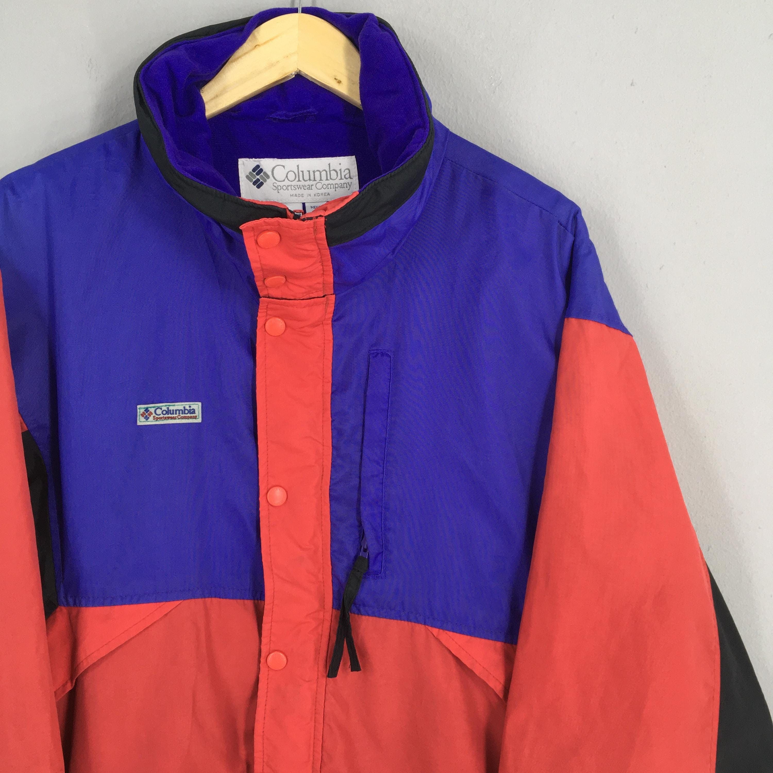 Columbia VTG Columbia Sportswear Multicolor Radial Sleeve Jacket L Size US L / EU 52-54 / 3 - 2 Thumbnail