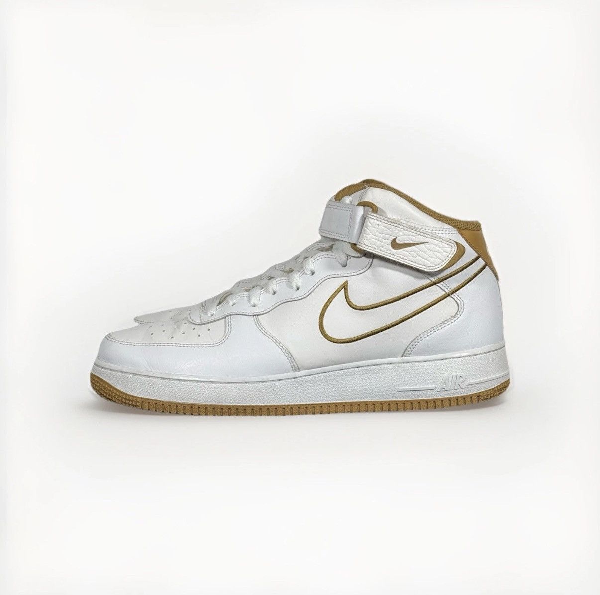 Nike Nike Air Force 1 Mid ‘07 “white Bronze” 2018 Size 11.5 Size US 11.5 / EU 44-45 - 4 Thumbnail