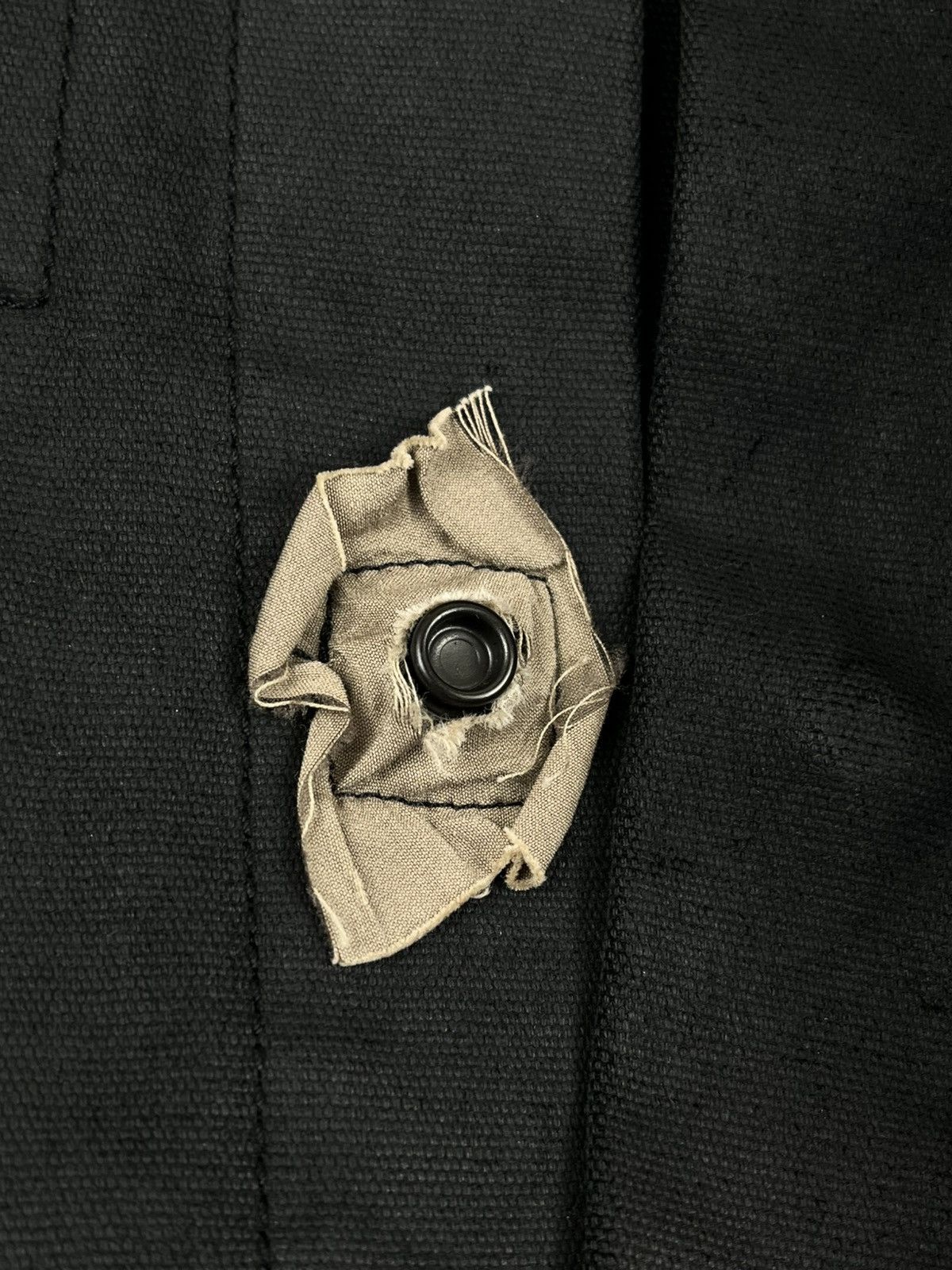 Rick Owens SS03 Rick Owens Suckerball Runway Waxed Cargo Denim Jacket Size US S / EU 44-46 / 1 - 5 Thumbnail